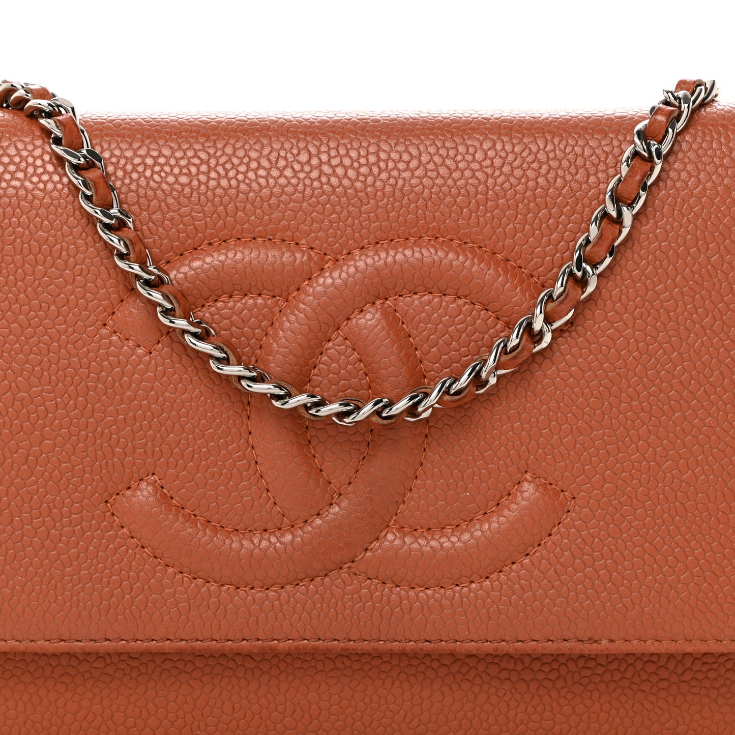 Caviar Timeless CC Wallet On Chain WOC Orange