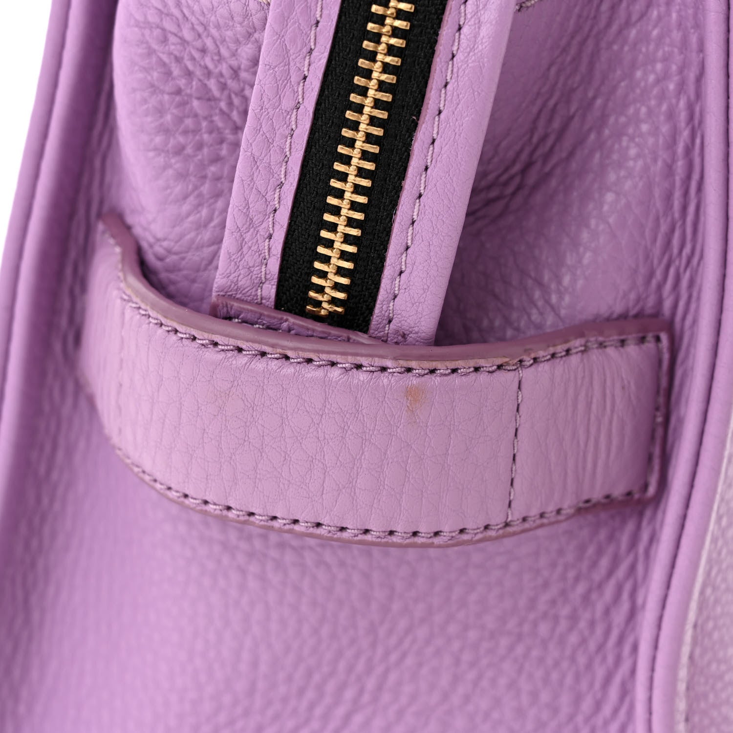 Marc Jacobs Grained Calfskin Small The Tote Bag Regal Orchid 11 of 11