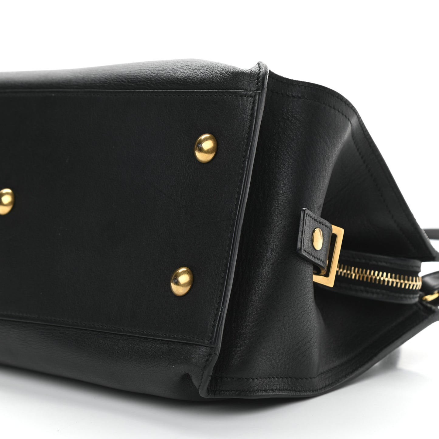 Calfskin Small Classic Y Cabas Black