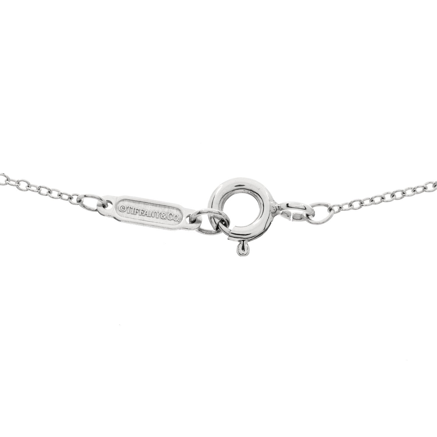 Tiffany Sterling Silver Twist Knot Pendant Necklace 3 of 3