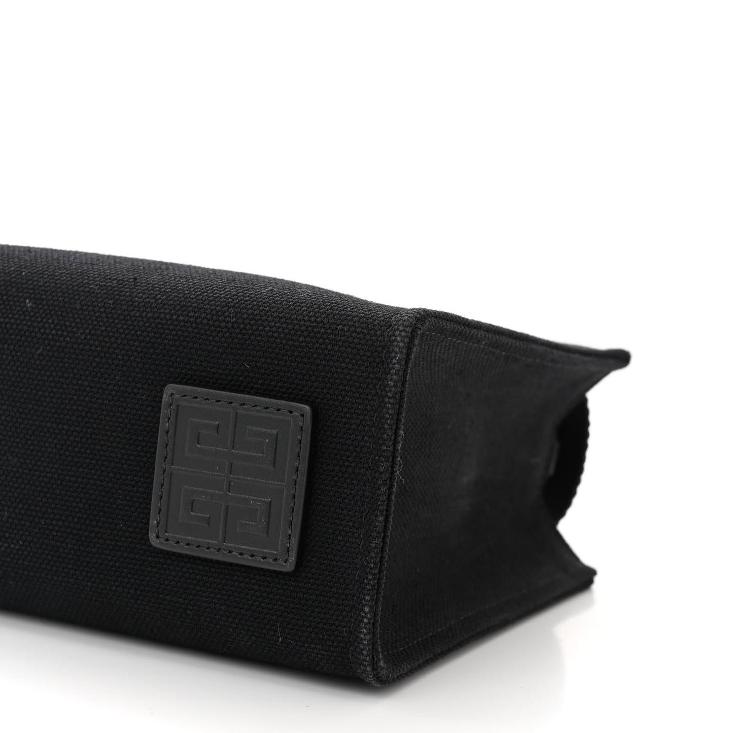 Canvas Mini Bond Shopper Tote Black
