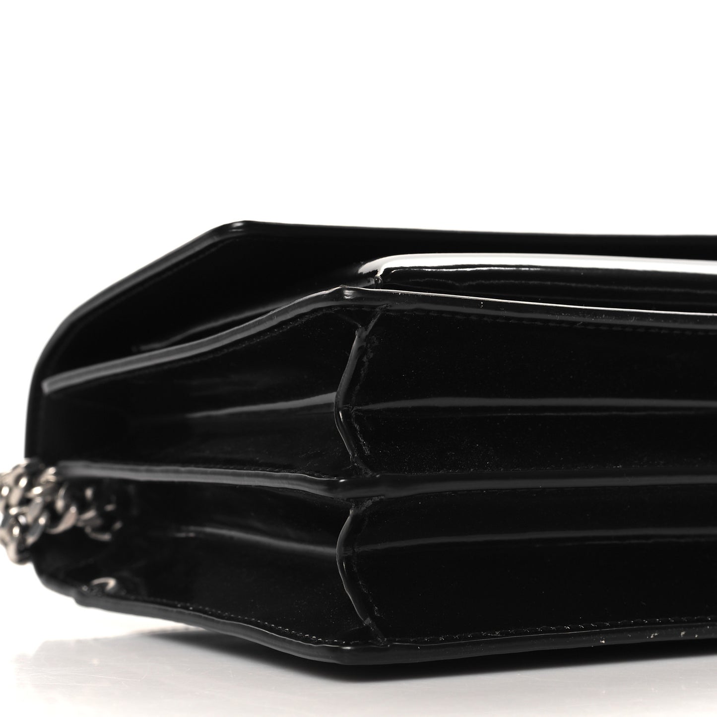 Glazed Calfskin Medium Monogram Sunset Black