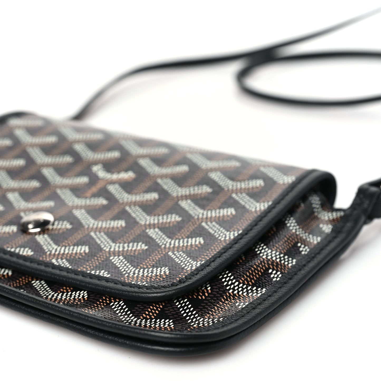 Goyardine Plumet Wallet Clutch Black
