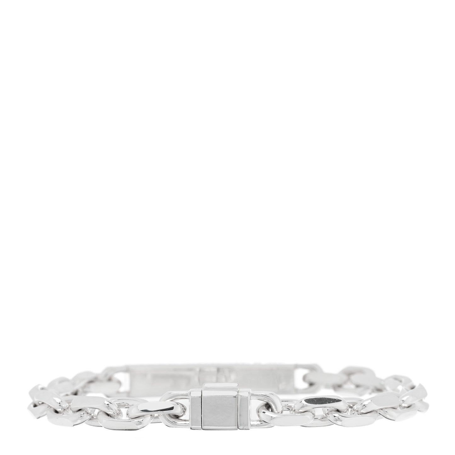 Sterling Silver 1837 Makers ID Chain Bracelet