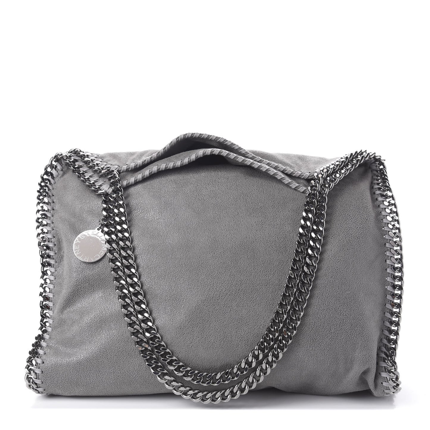 Shaggy Deer Small Falabella Tote Light Grey