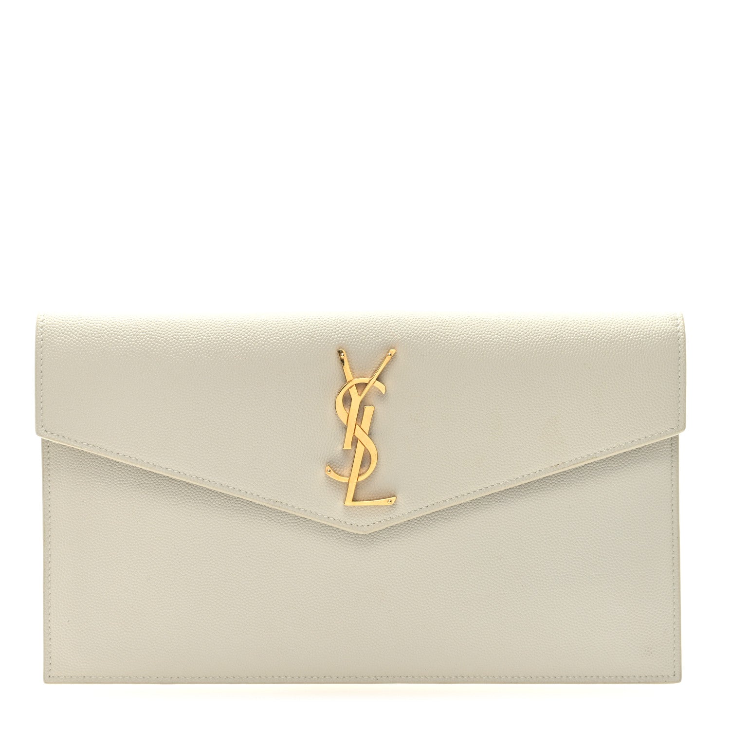 Saint Laurent Grain De Poudre Uptown Pouch Crema Soft 1 of 6