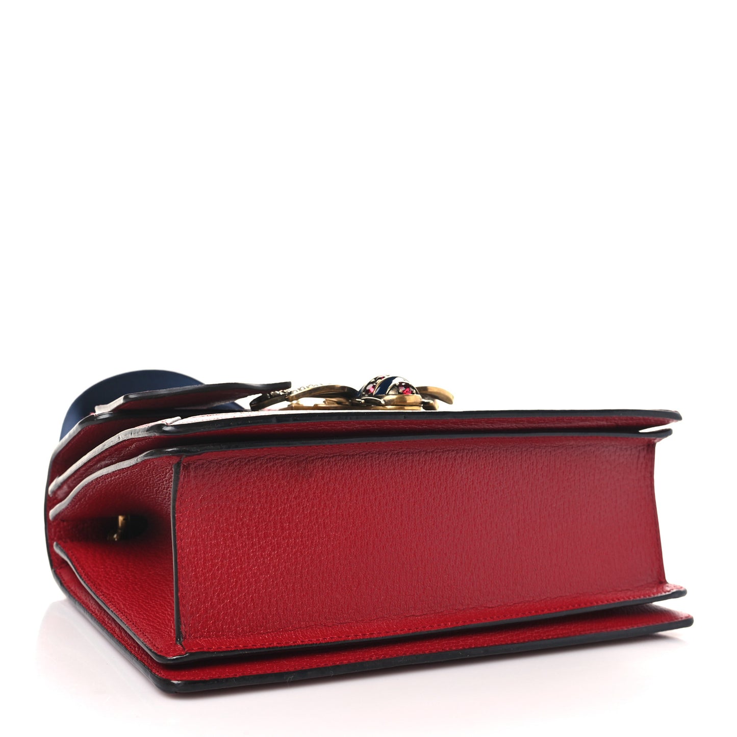 GG Supreme Monogram Small Queen Margaret Top Handle Bag Red