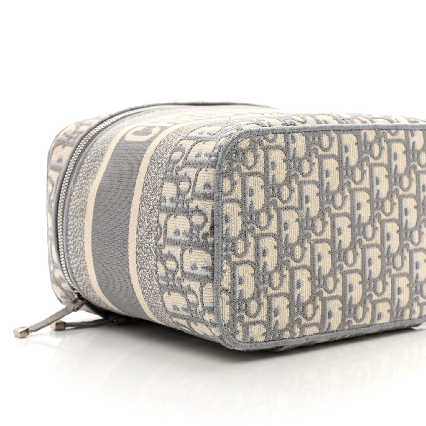Oblique Diortravel Vanity Case Grey