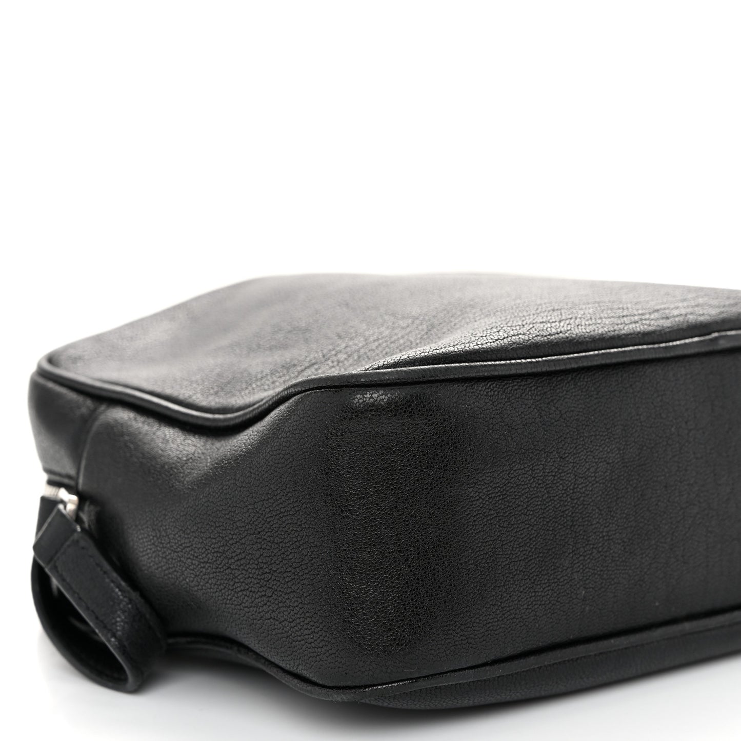 Lambskin Monogram Small Lou Camera Bag Black