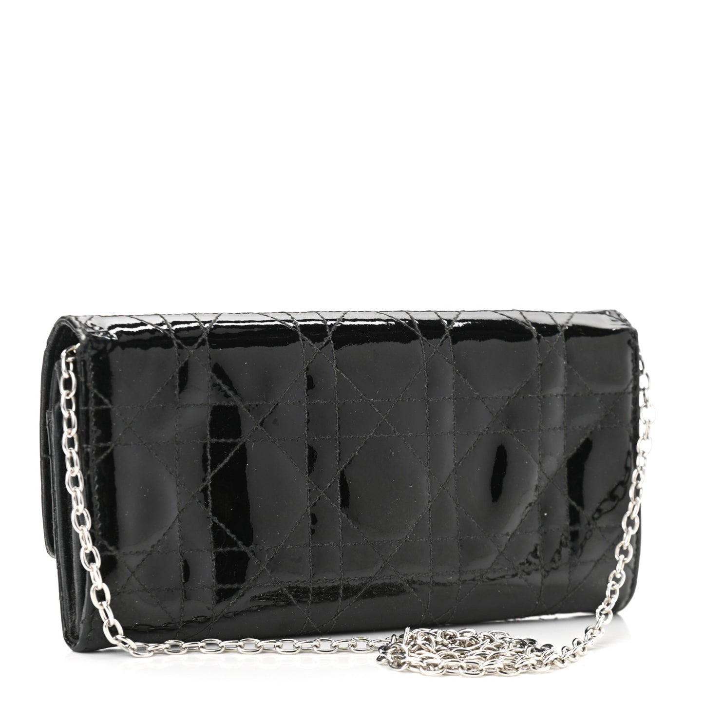 Patent Cannage Rendez-vous Chain Wallet Black