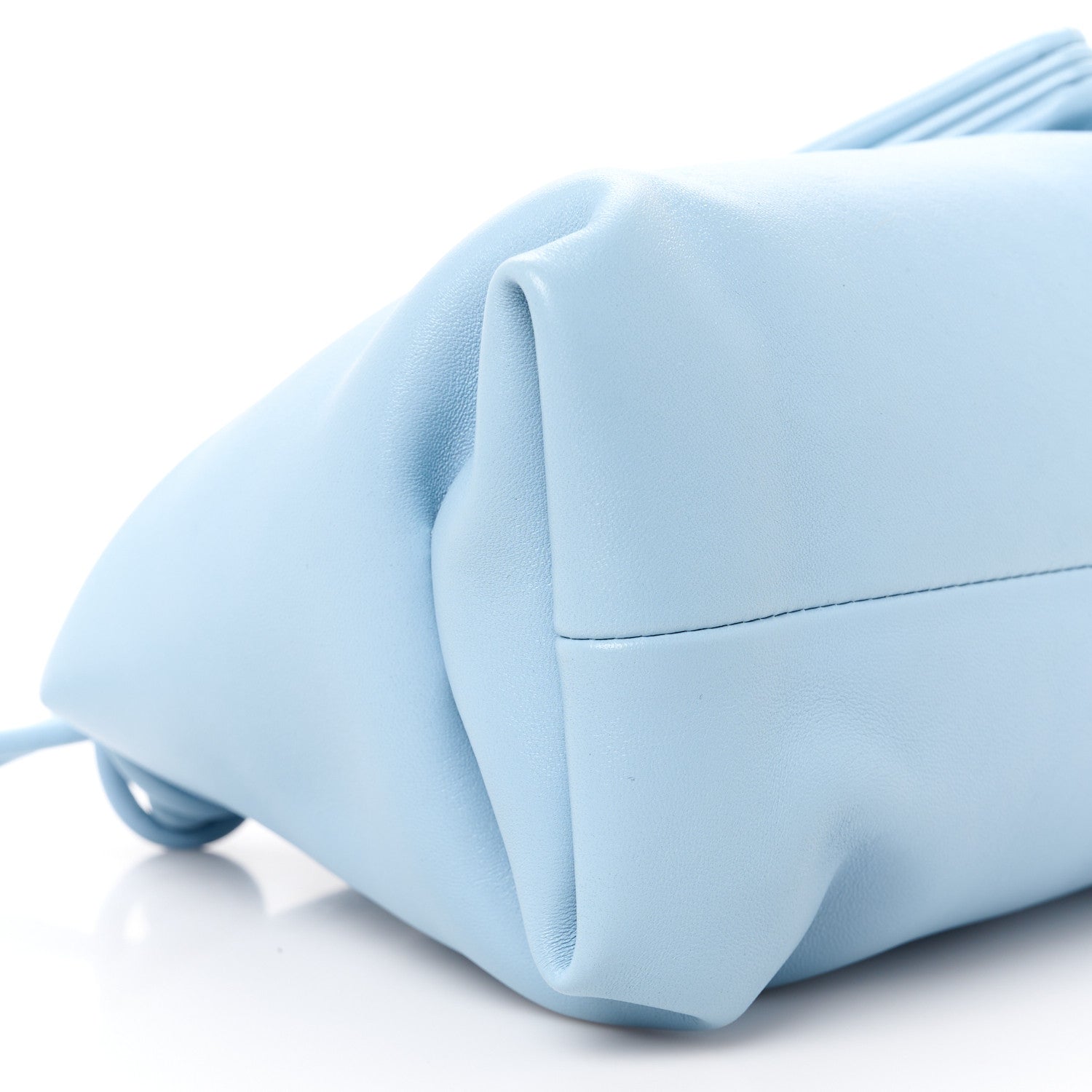 Bottega Veneta Lambskin BV Trine Clutch Ice 10 of 11