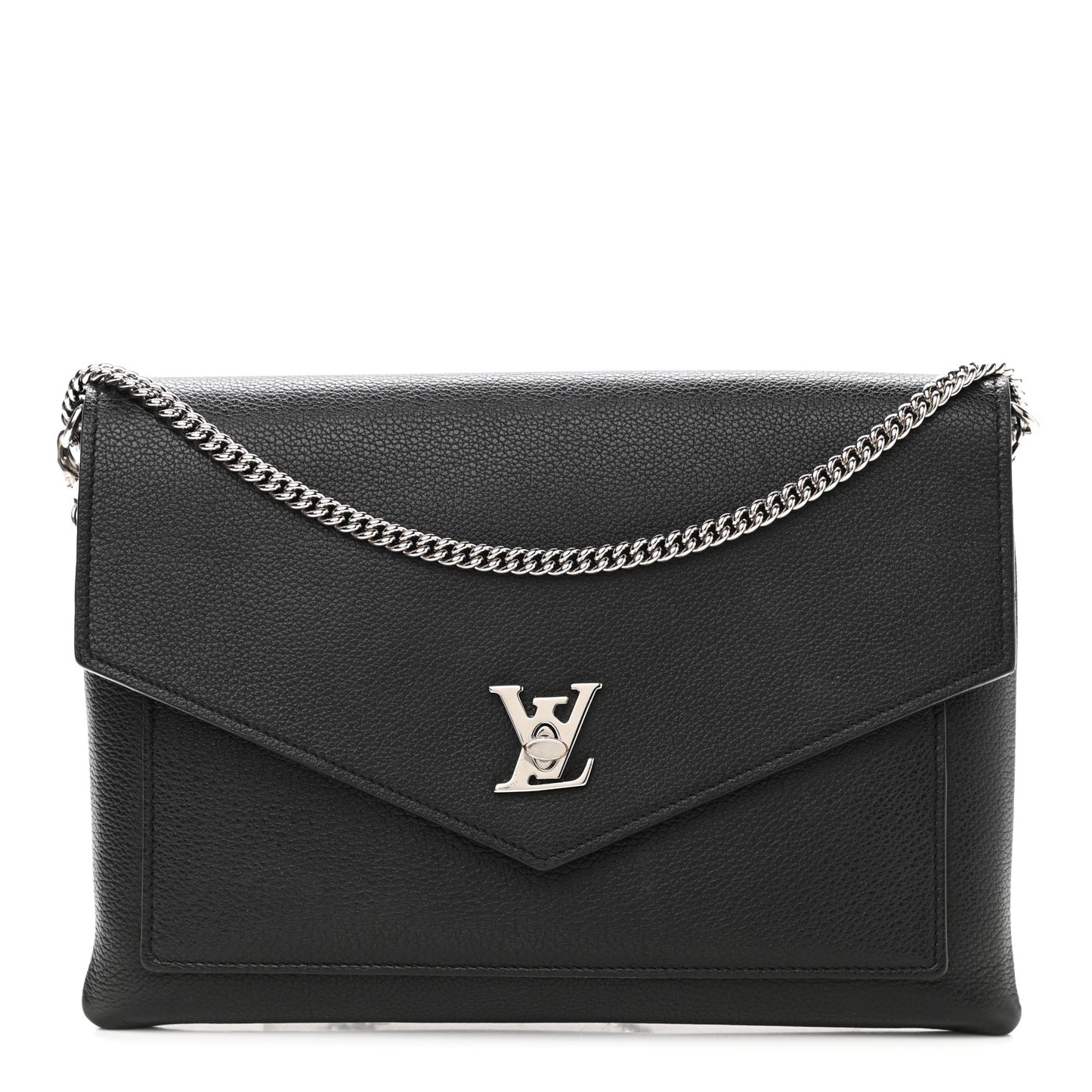 Soft Calfskin My Lockme Pochette Black