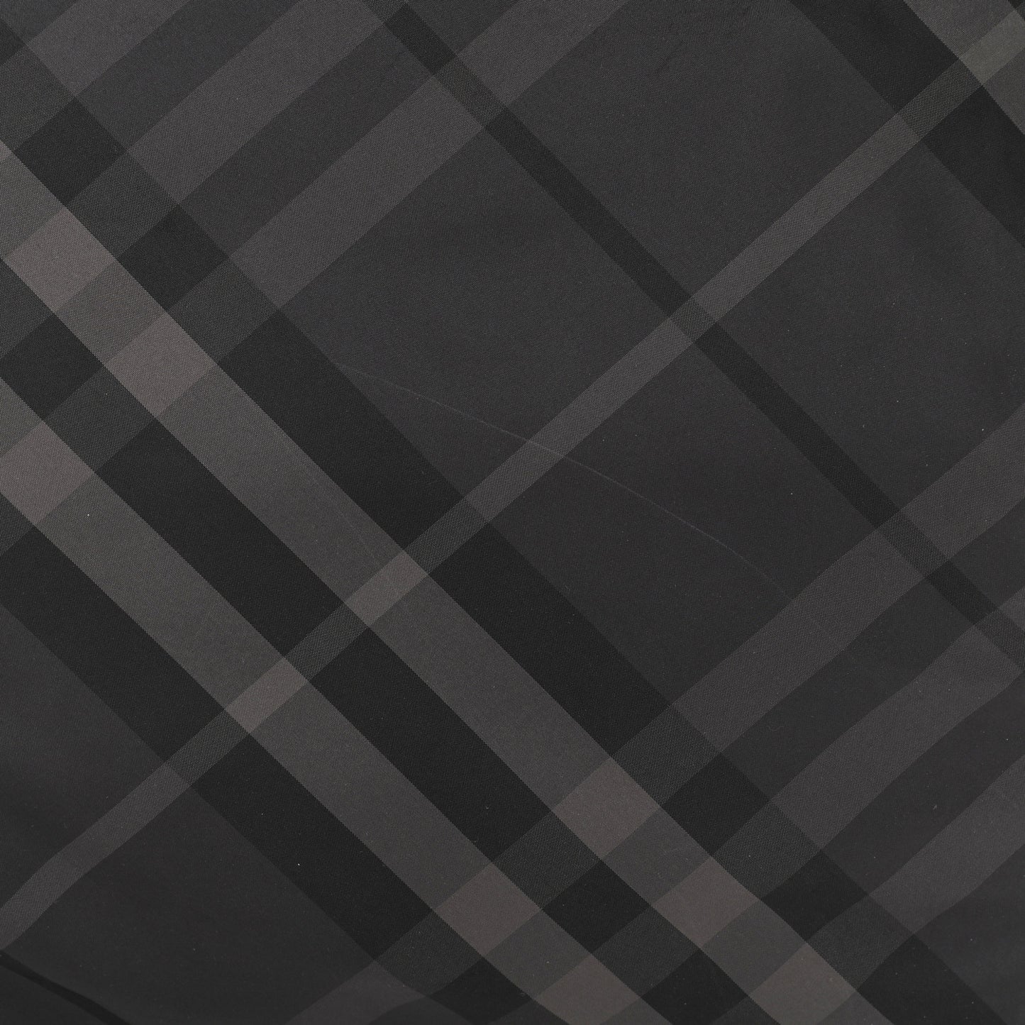 Nylon Check Buckleigh Packable Tote Charcoal