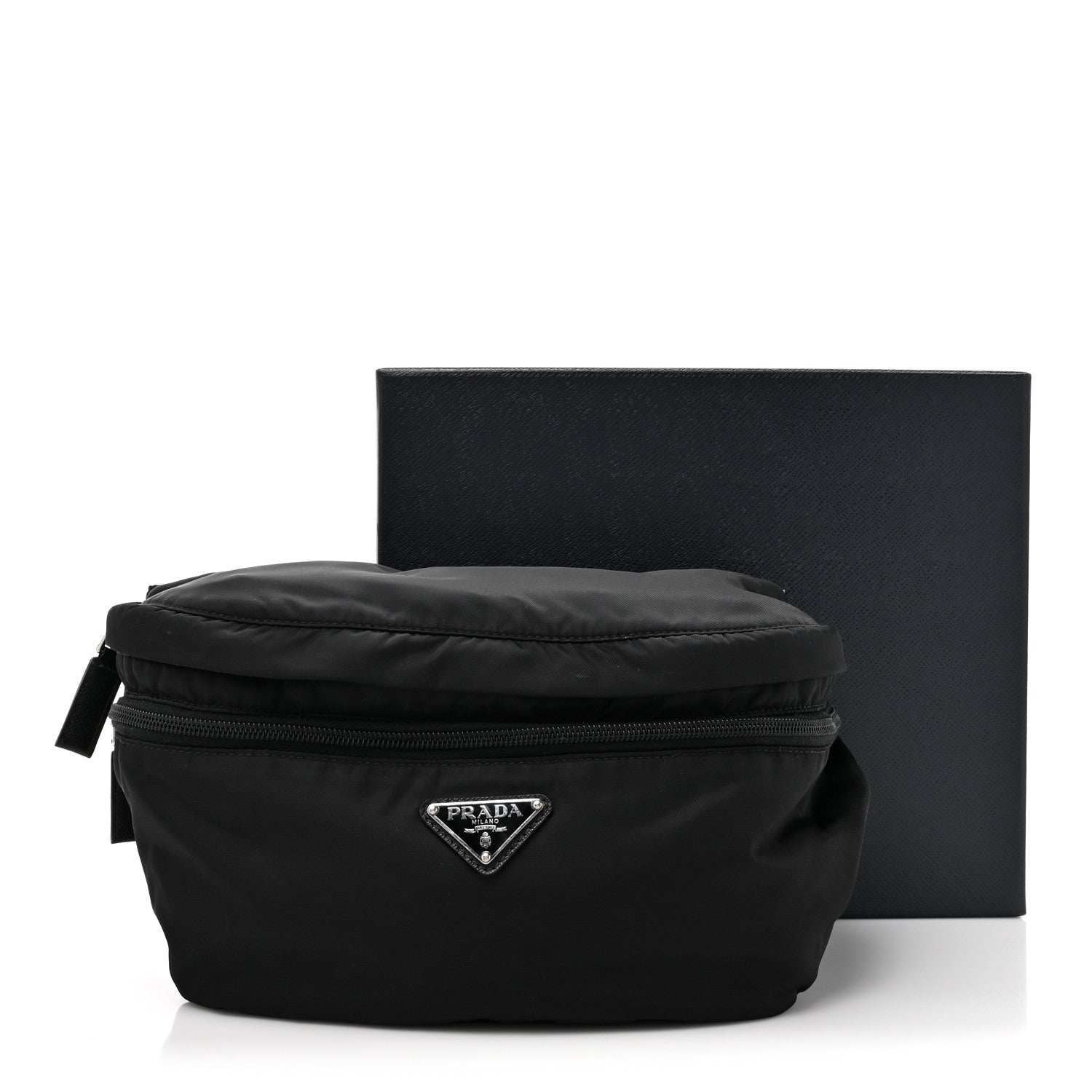 Prada Re-Nylon Saffiano Convertible Belt Bag Black 17 of 17