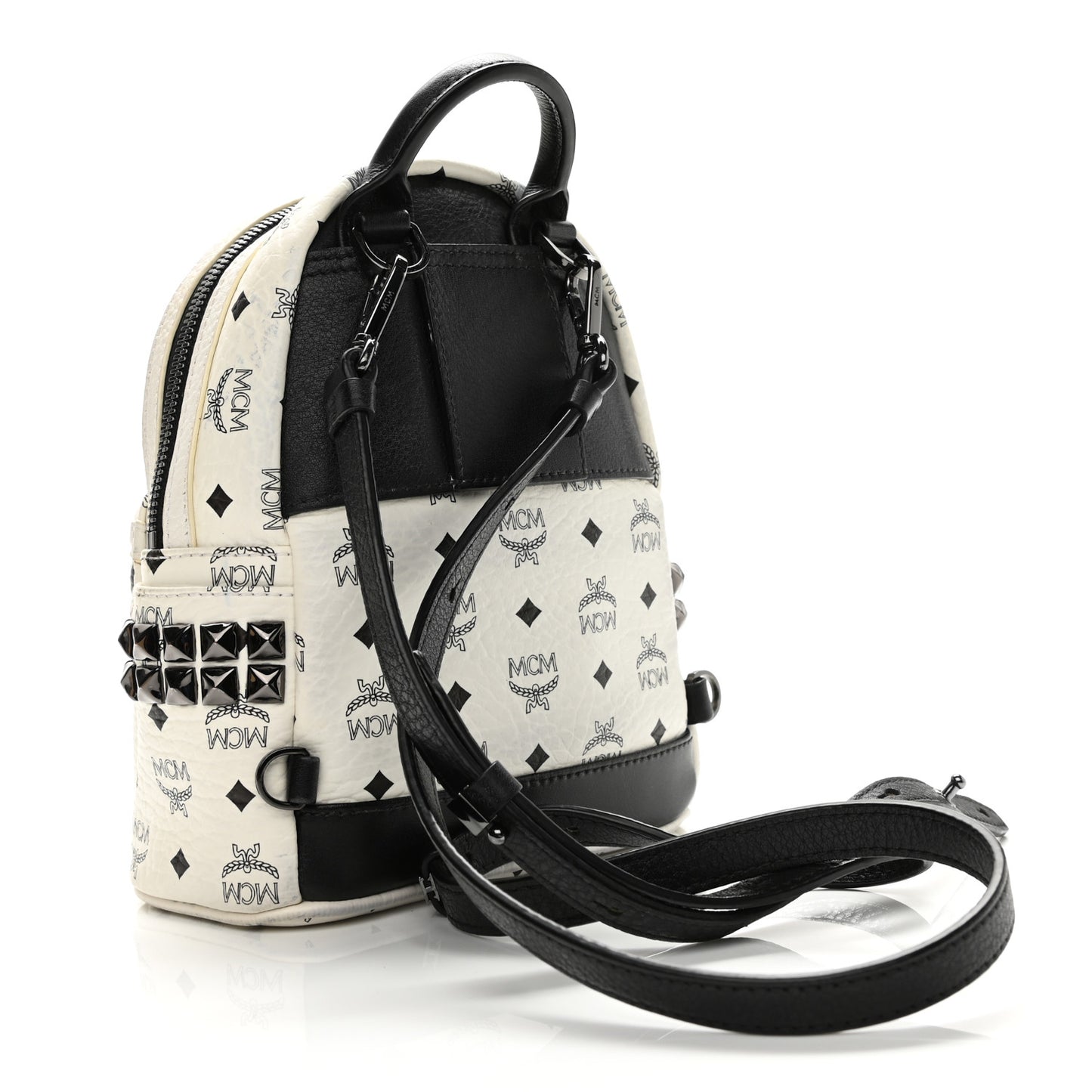 Visetos Side Stud X-Mini Stark Bebe Boo Backpack White