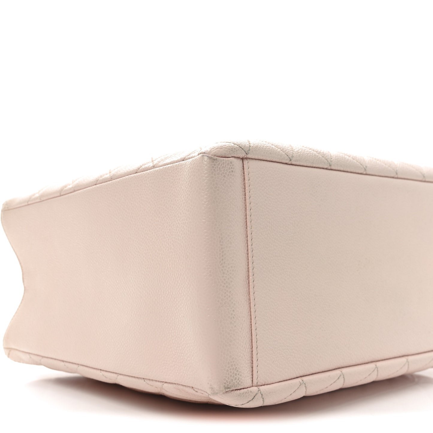 Caviar Quilted Grand Shopping Tote GST Rose Clair