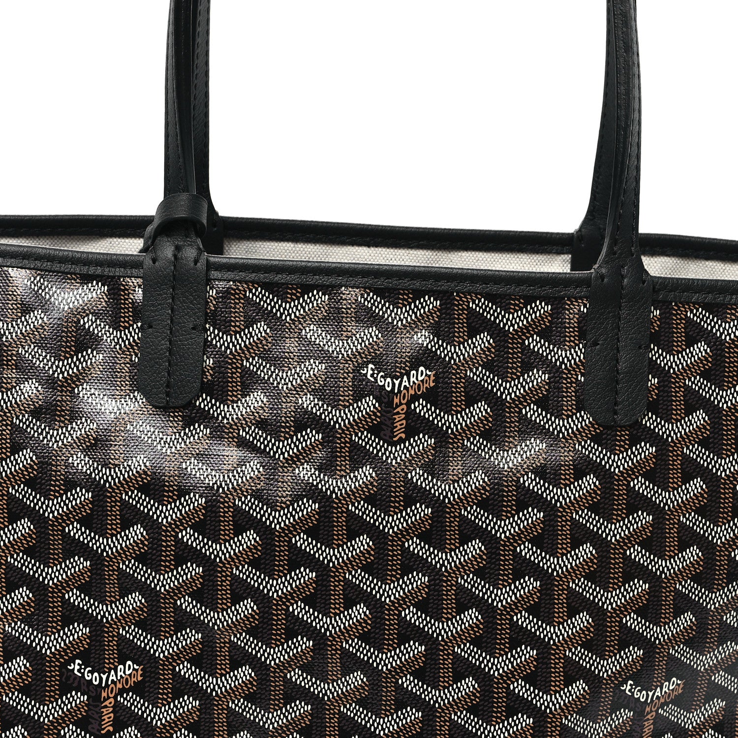 Goyard Goyardine Saint Louis PM Black 9 of 11