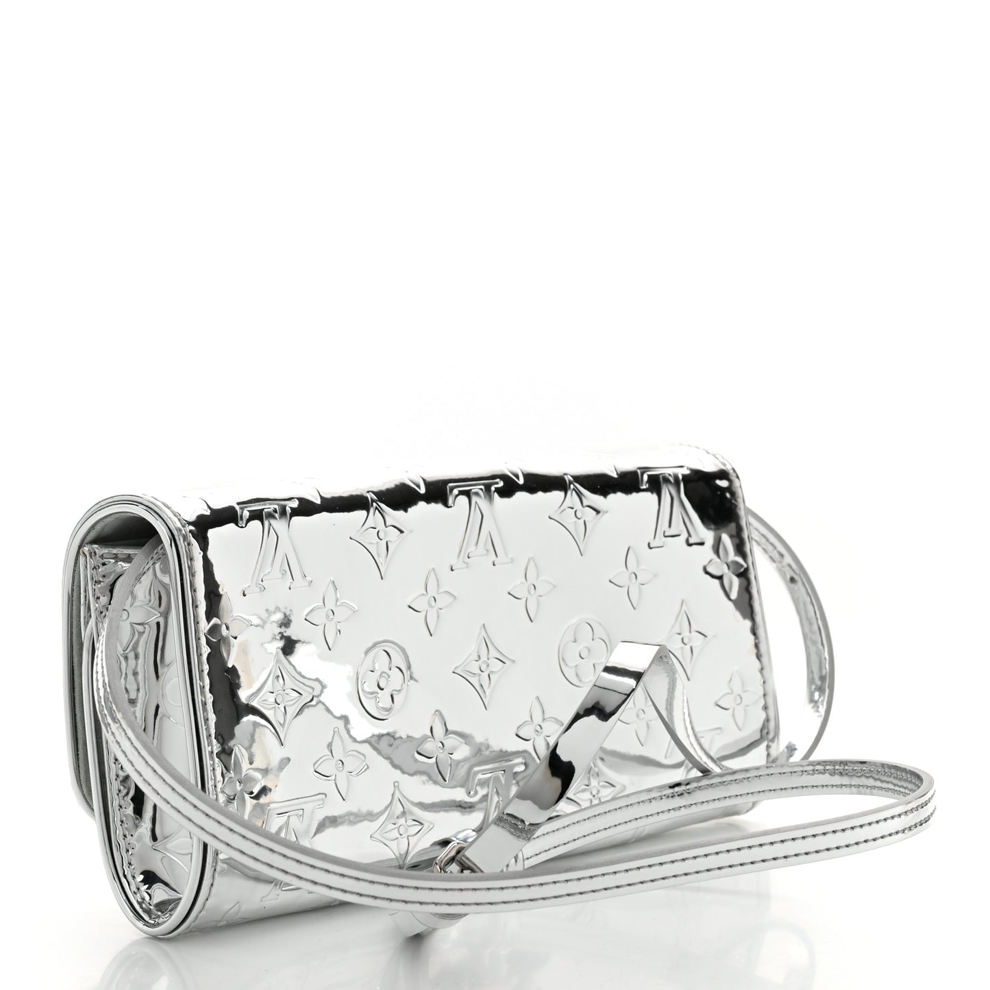 Monogram Miroir Pochette Twin Silver