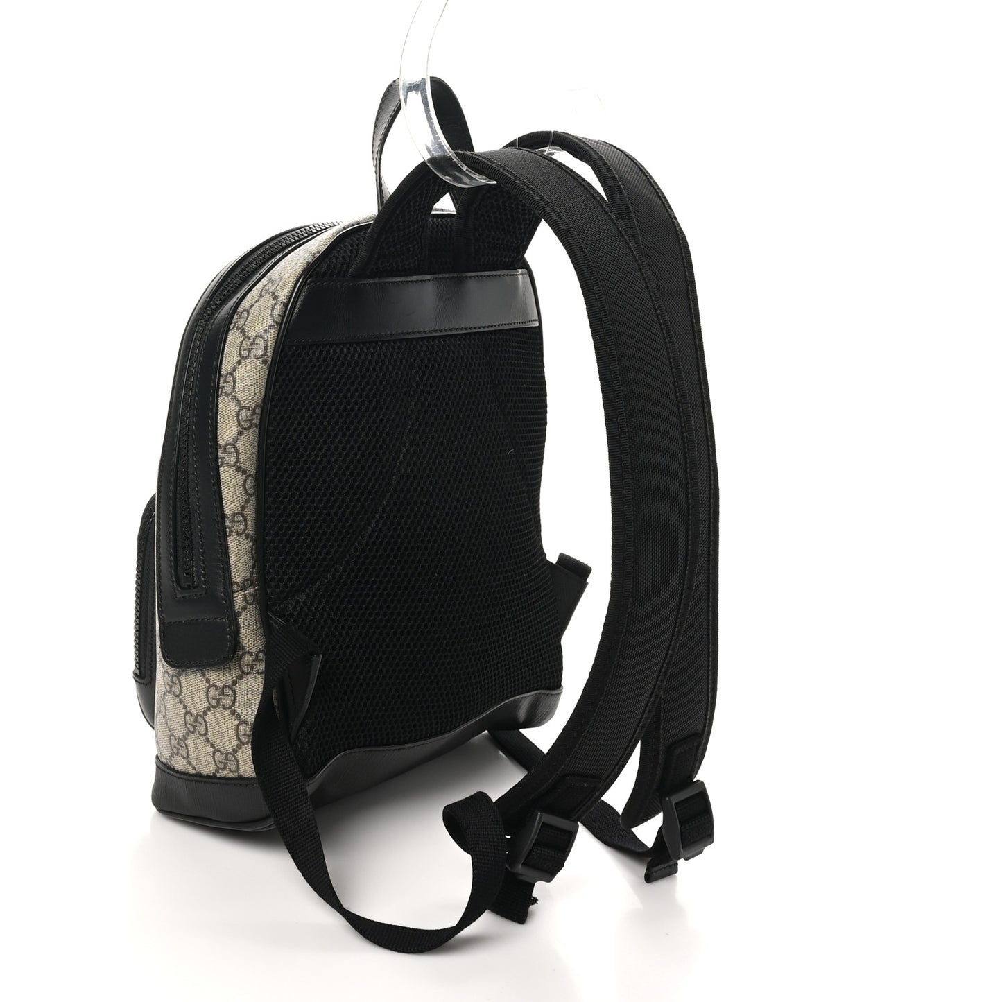 GG Supreme Monogram Small Eden Day Backpack Black