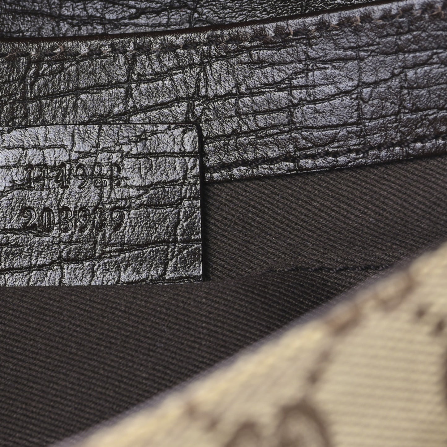 Monogram Horsebit Clutch Dark Brown