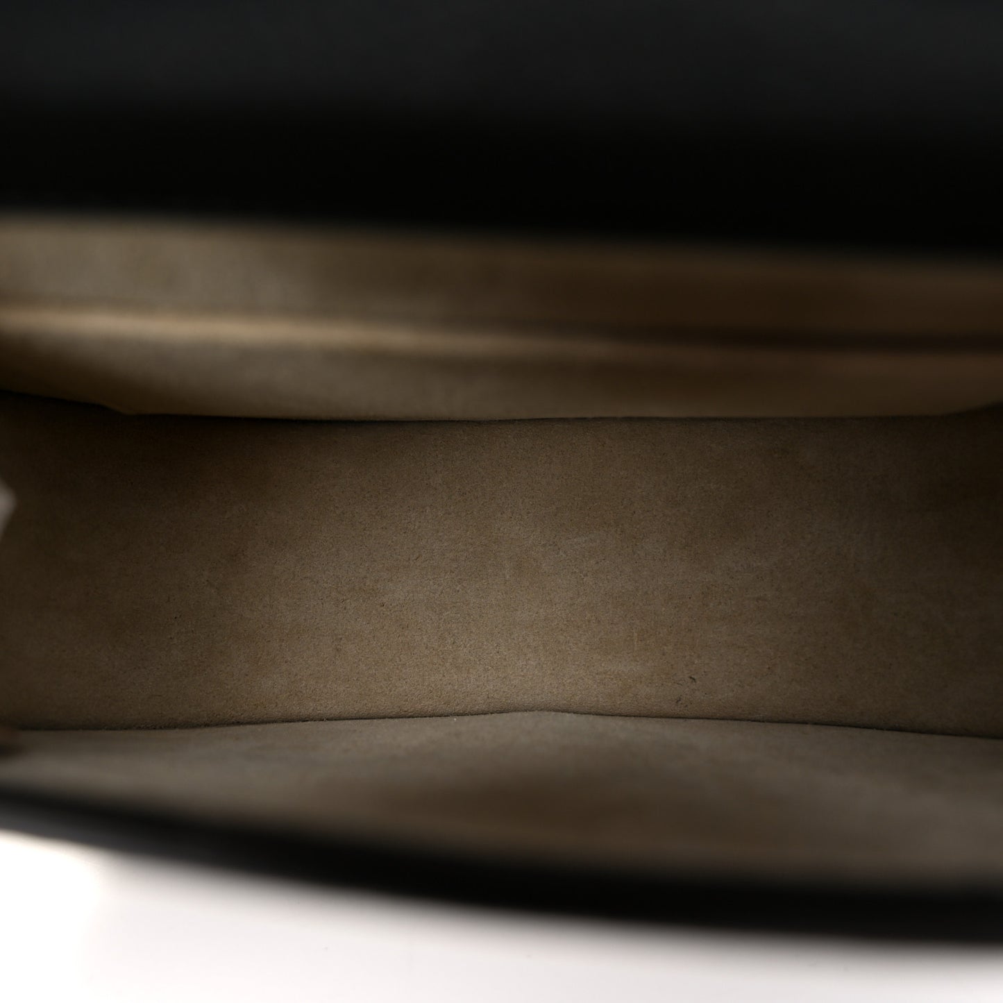 Calfskin Suede Small Nile Bracelet Bag Black