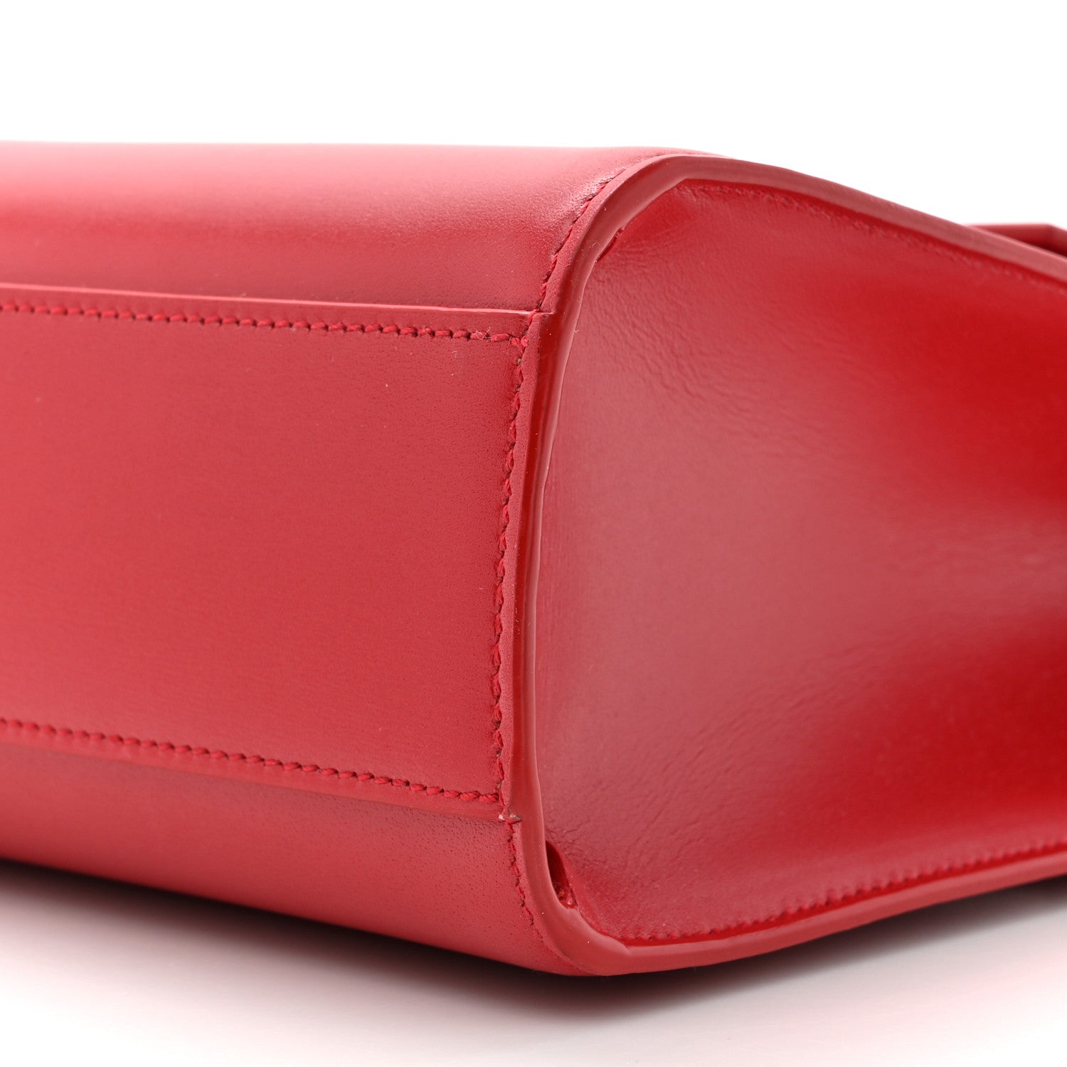Saint Laurent Smooth Calfskin Manhattan Shoulder Bag Rouge Eros 9 of 12