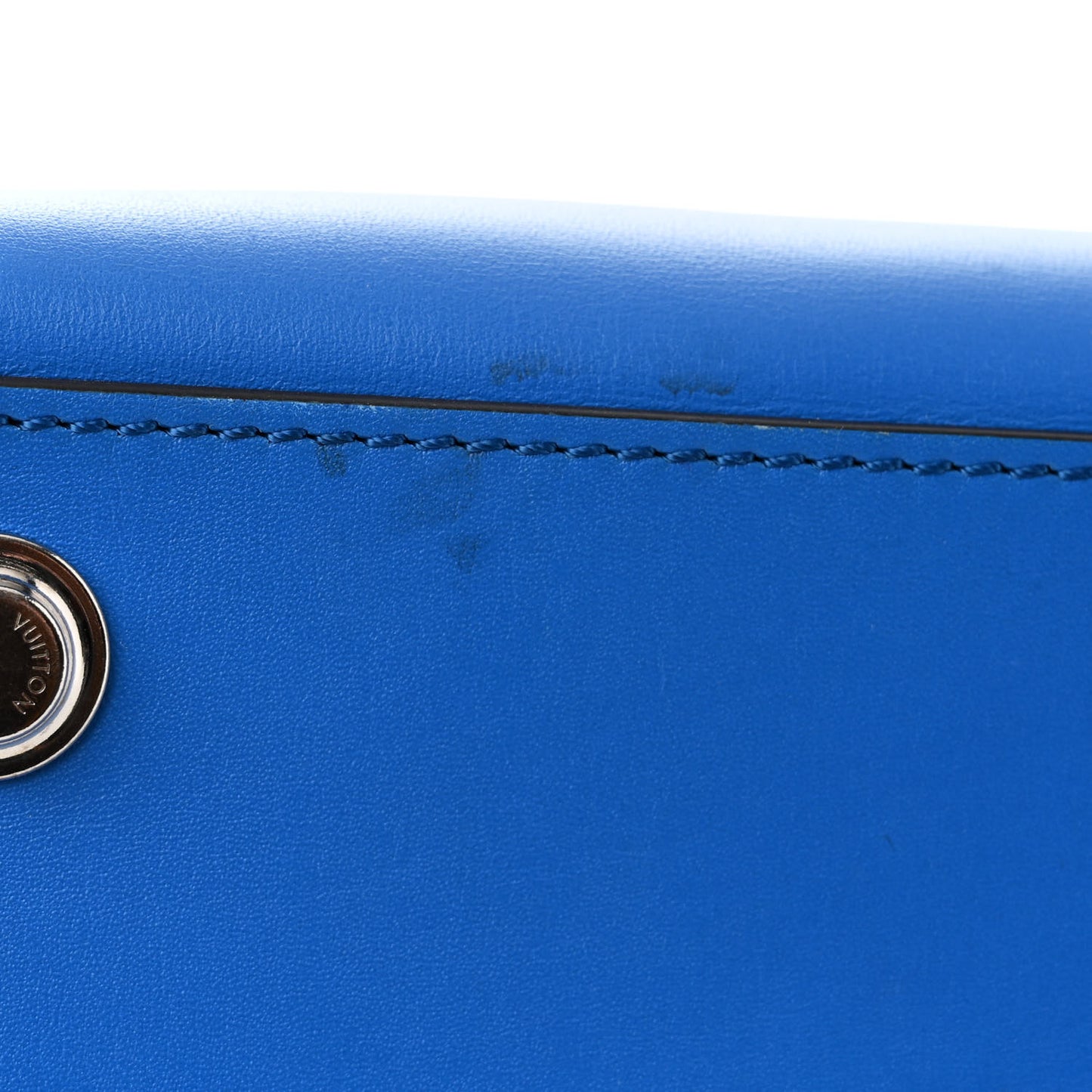 Calfskin City Steamer PM Silver Blue