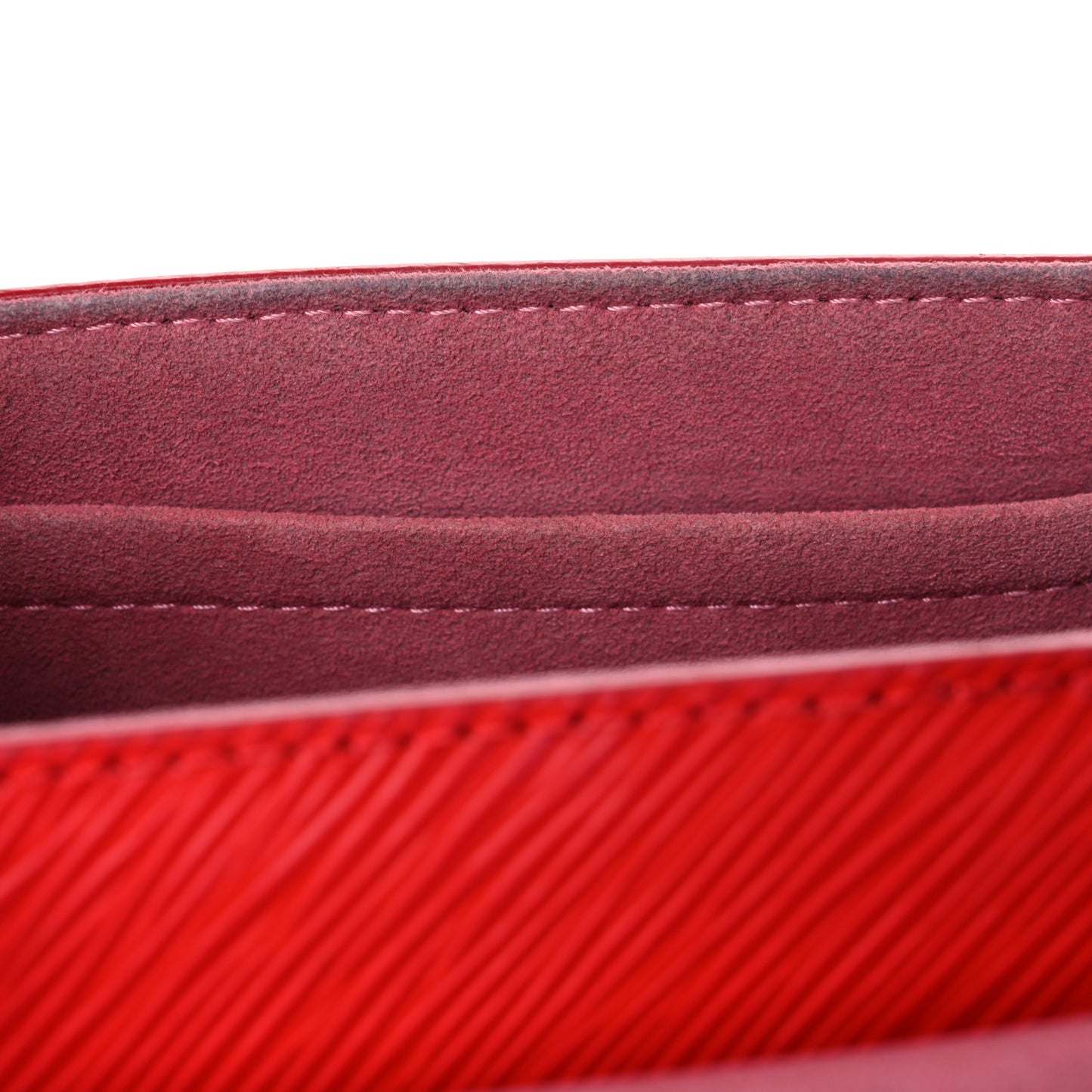Epi Twist Shoulder Bag MM Coquelicot