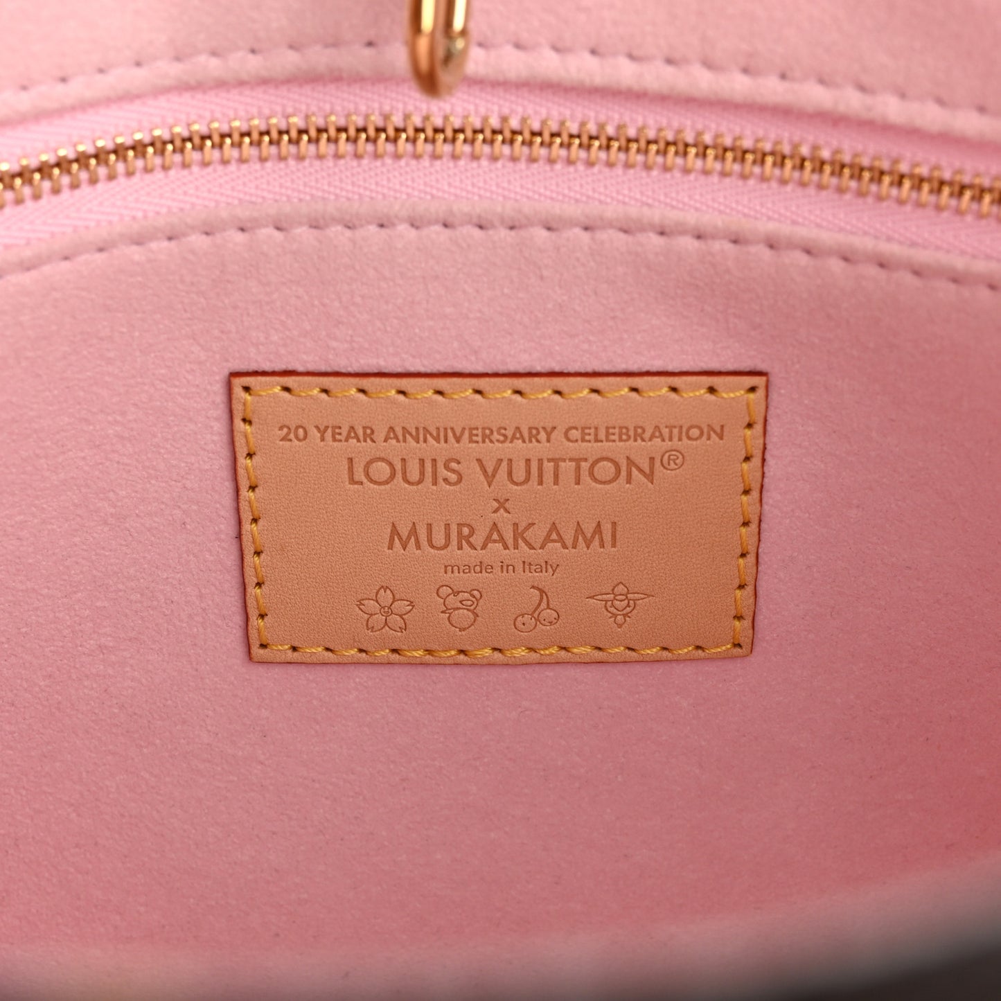 LV X TM Monogram Cherry Blossom Onthego PM Sakura Brown