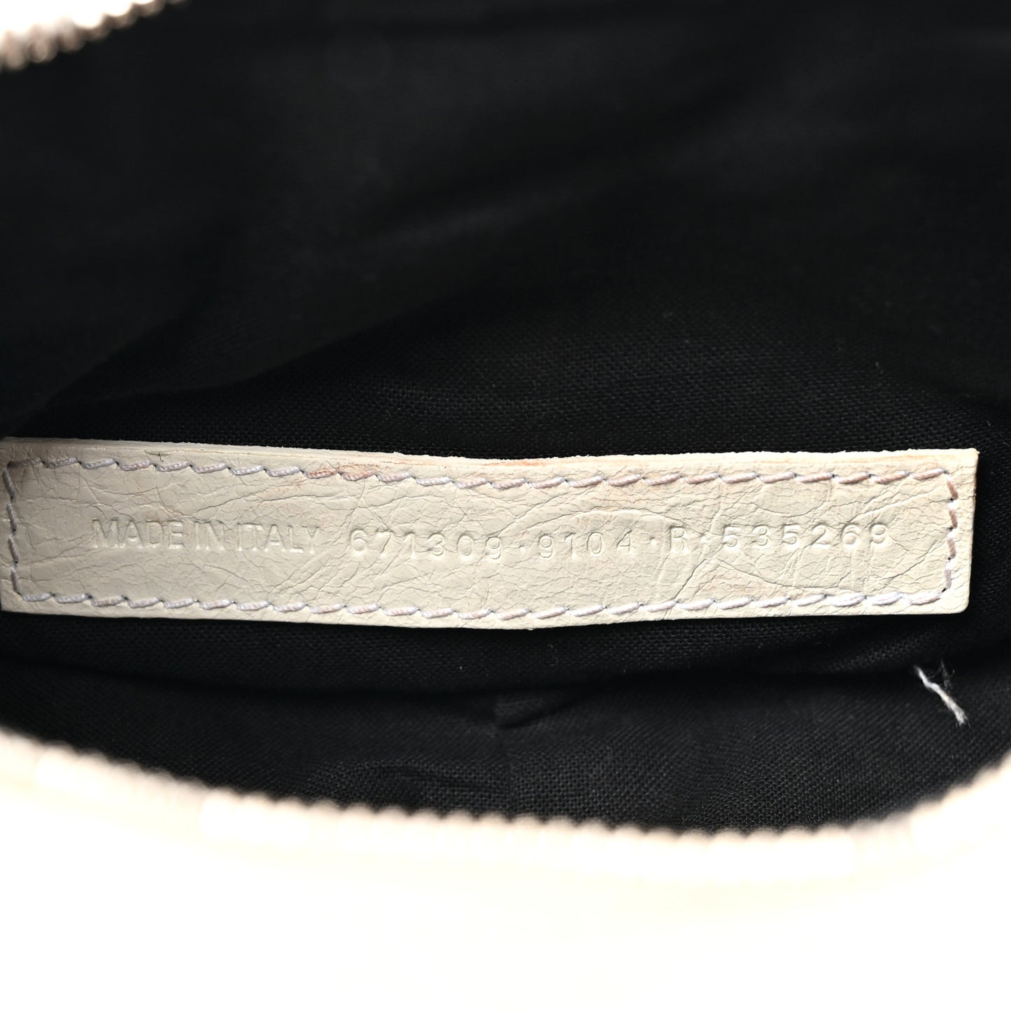 Agneau Arena Le Cagole Shoulder Bag XS Optic White
