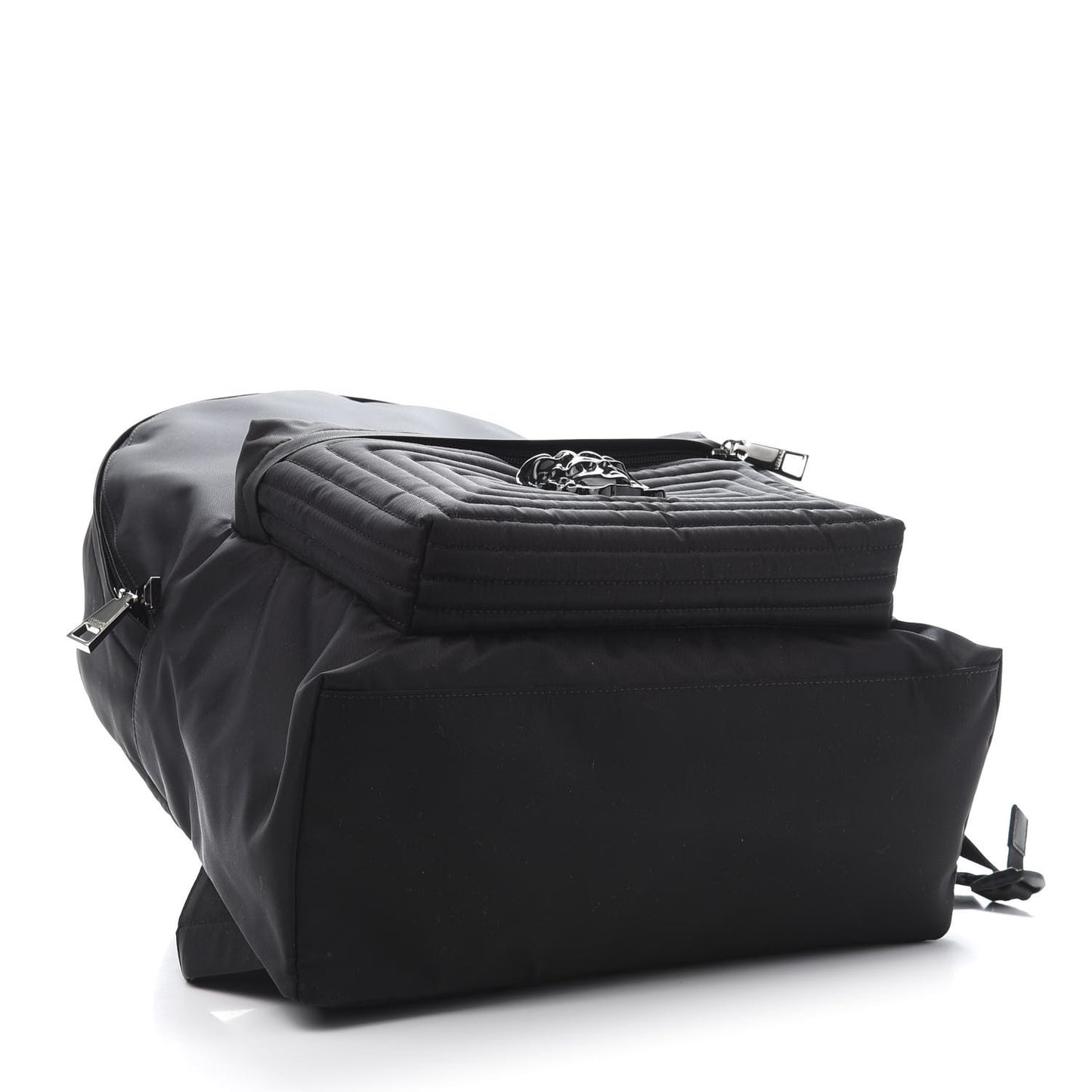 Nylon Palazzo Medusa Backpack Black