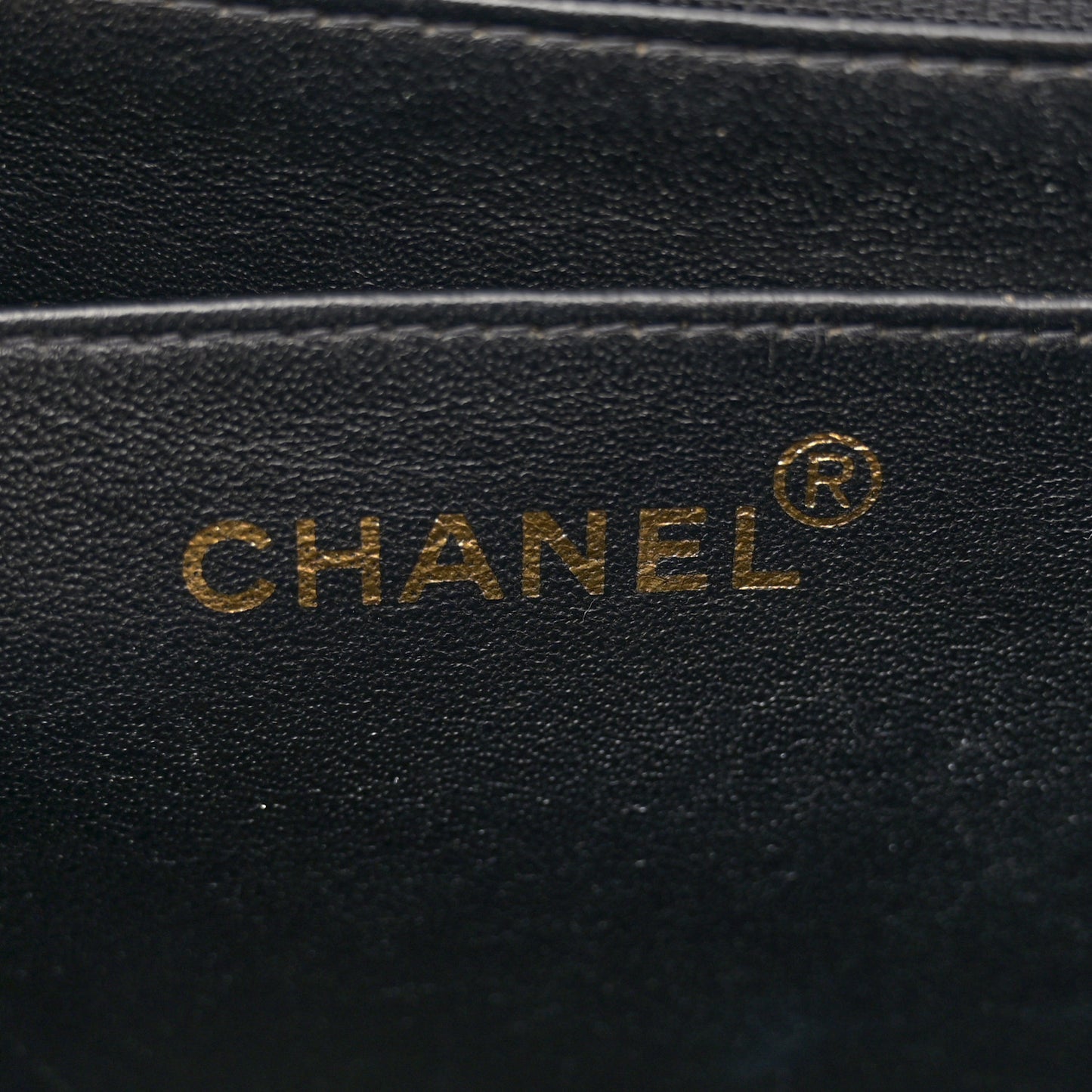 Lambskin Quilted Jumbo Single Flap Black