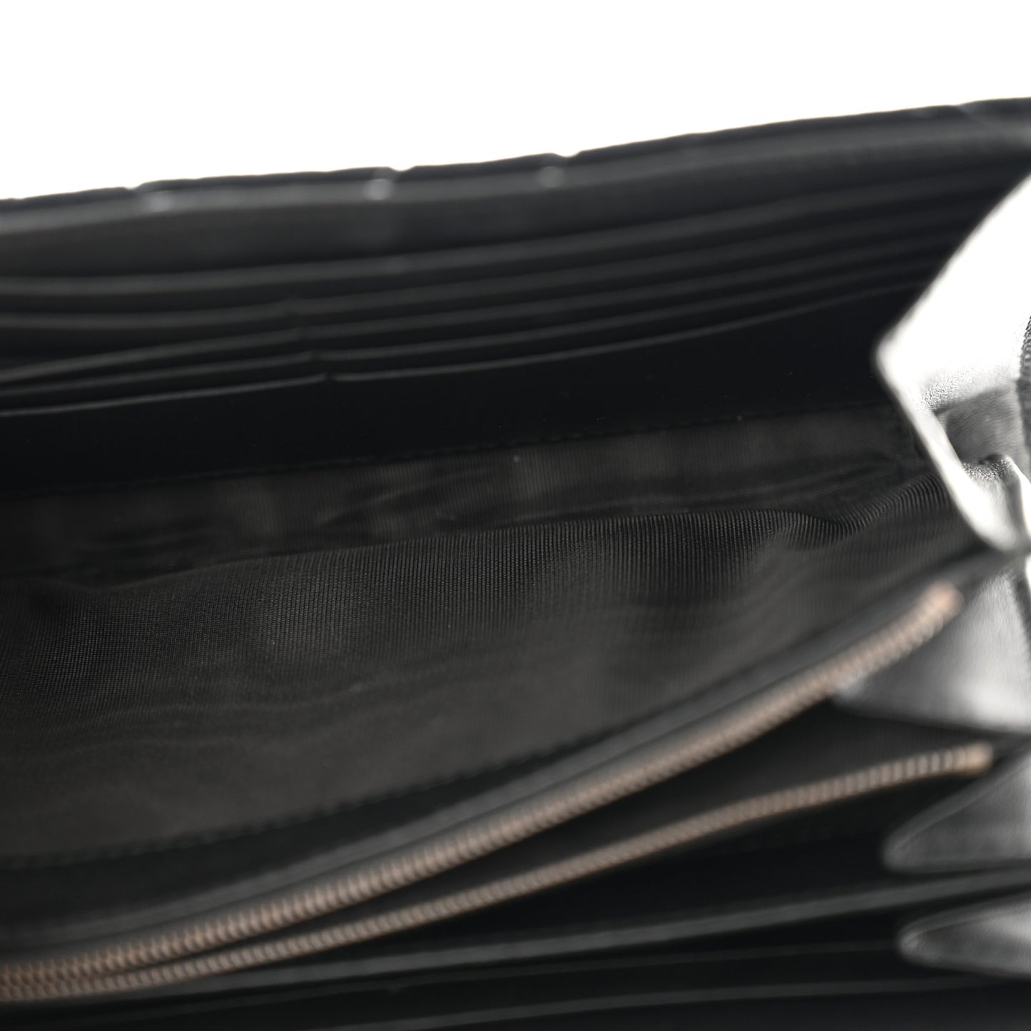 Velvet Matelasse GG Marmont Chain Wallet Black