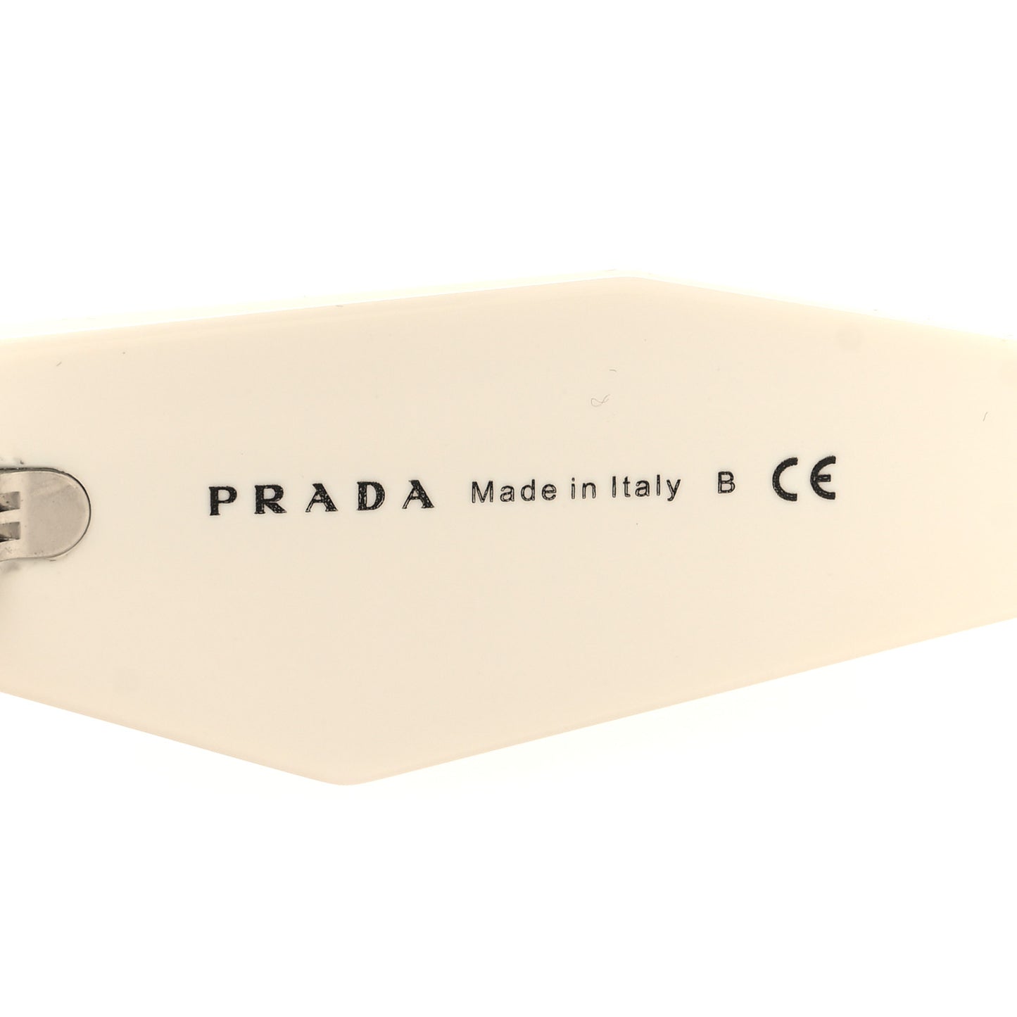 Acetate Symbole Sunglasses SPR 07Y White