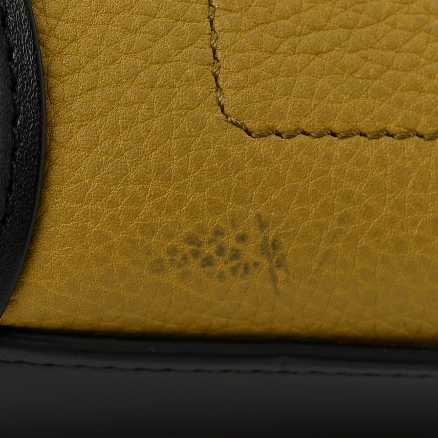 Baby Grained Calfskin Nubuck Nano Tri-Color Luggage Olive