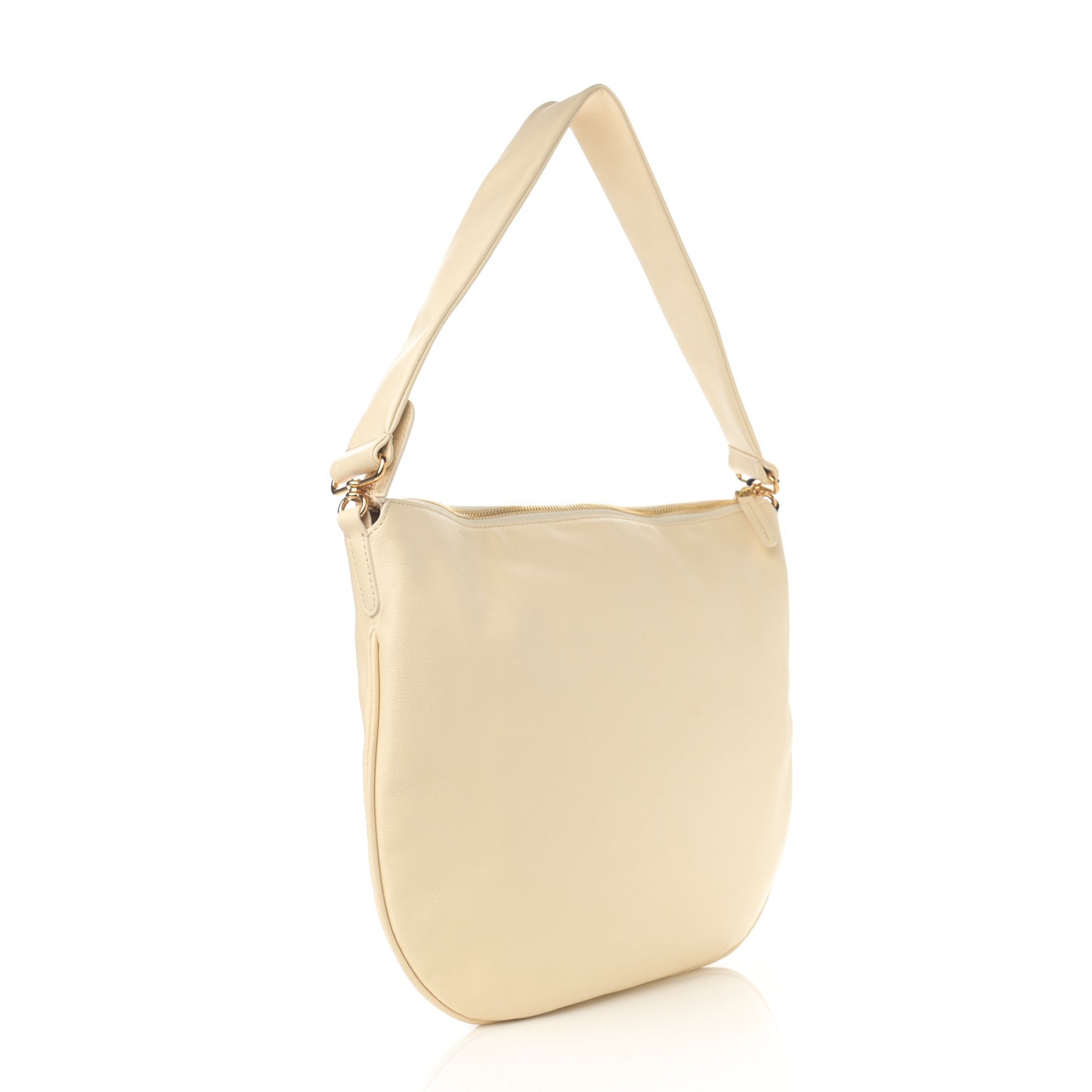 Calfskin Mini Swing Shoulder Bag Crema