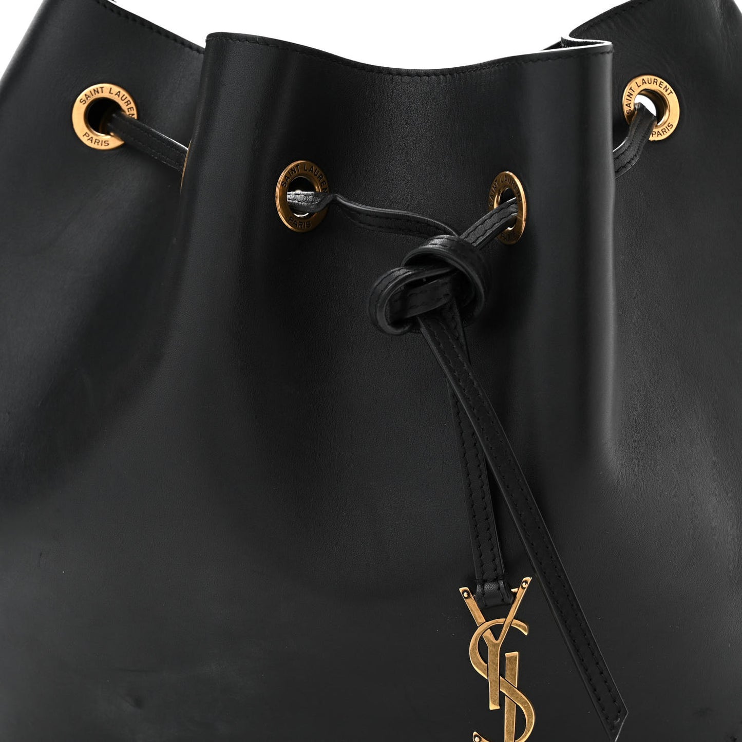 Smooth Calfskin Paris VII Large Flat Hobo Black