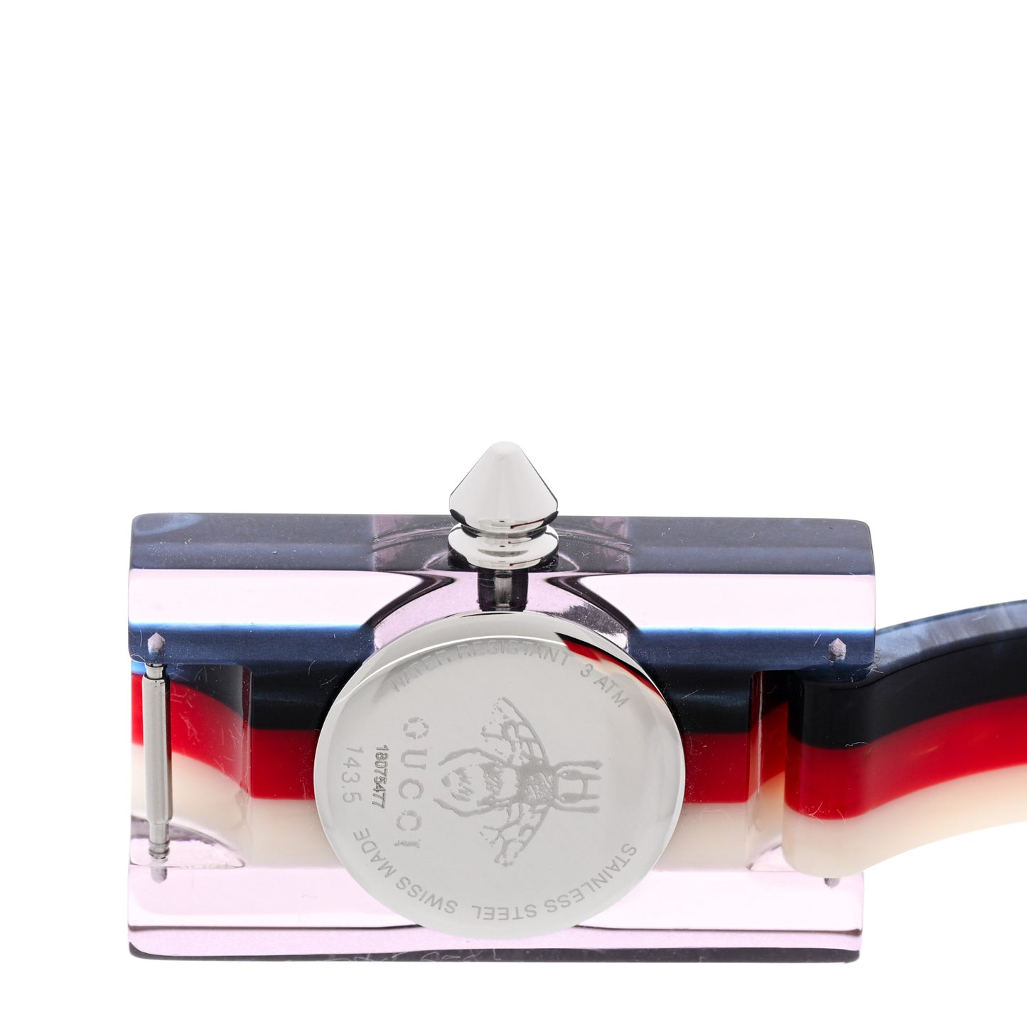 Stainless Steel Plexiglass Mother of Pearl 24mm Quartz Watch