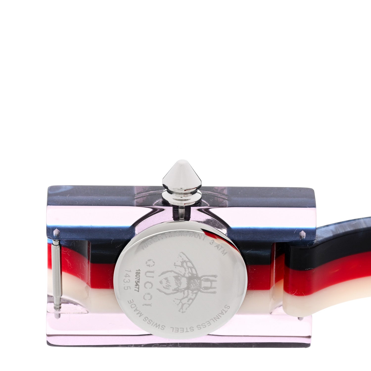 Gucci Stainless Steel Plexiglass Mother of Pearl 24mm Quartz Watch 4 of 5
