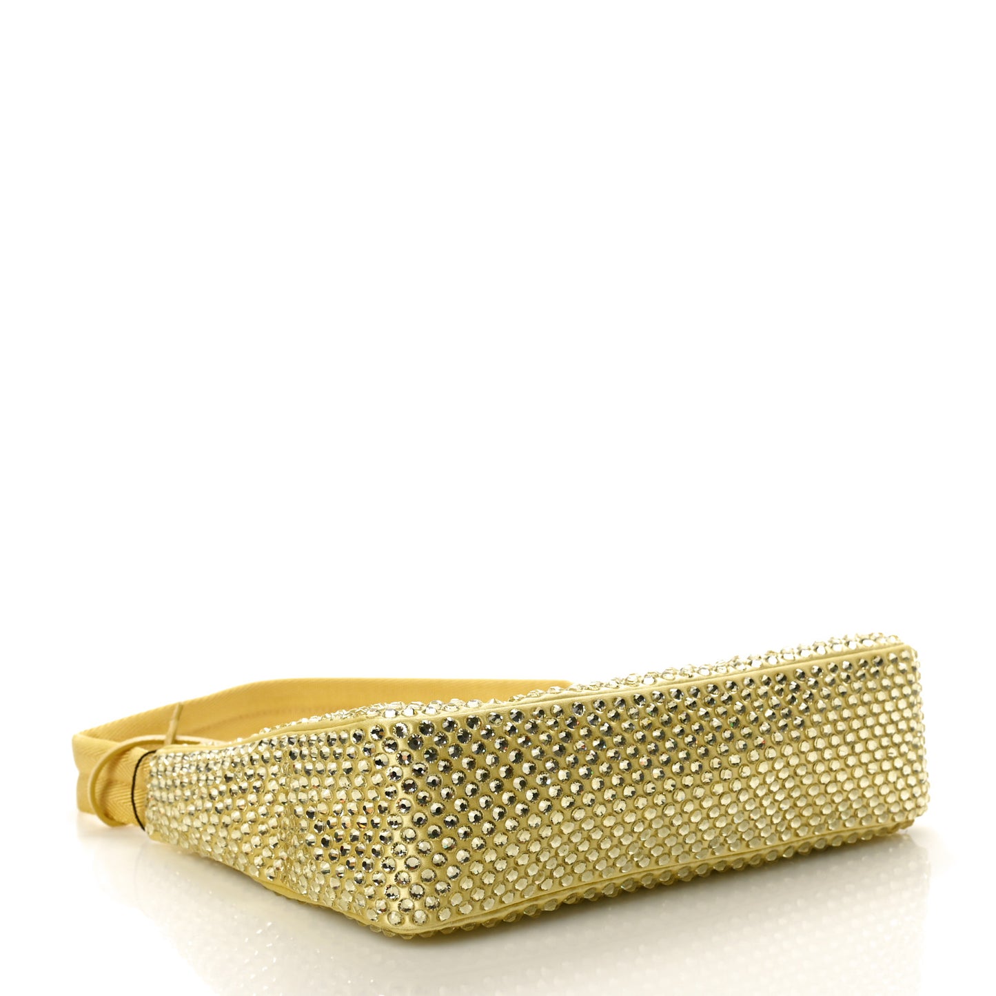 Satin Crystal Mini Re-Edition 2000 Bag Ananas