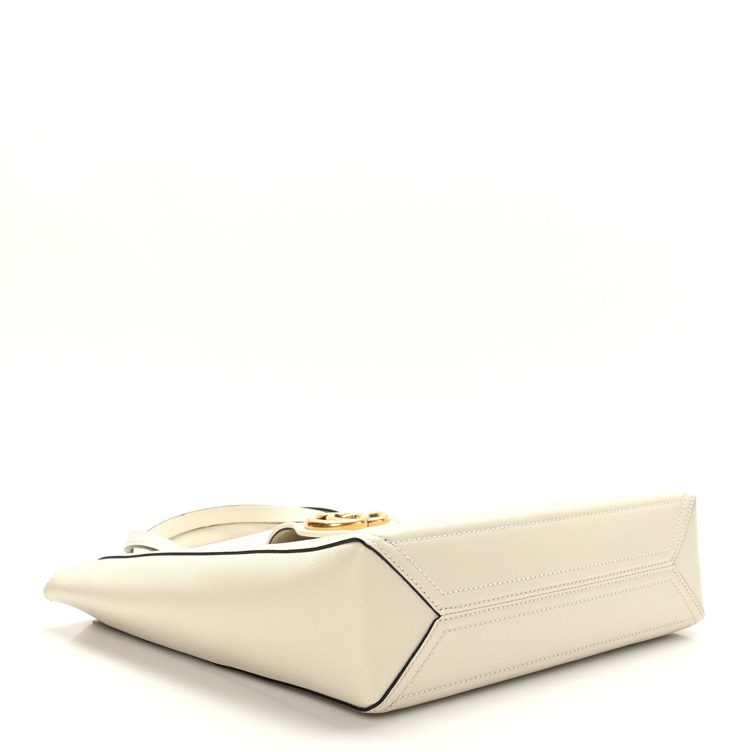 Gucci New Sakai Calfskin Lux Small Dahlia Tote Mystic White 5 of 9