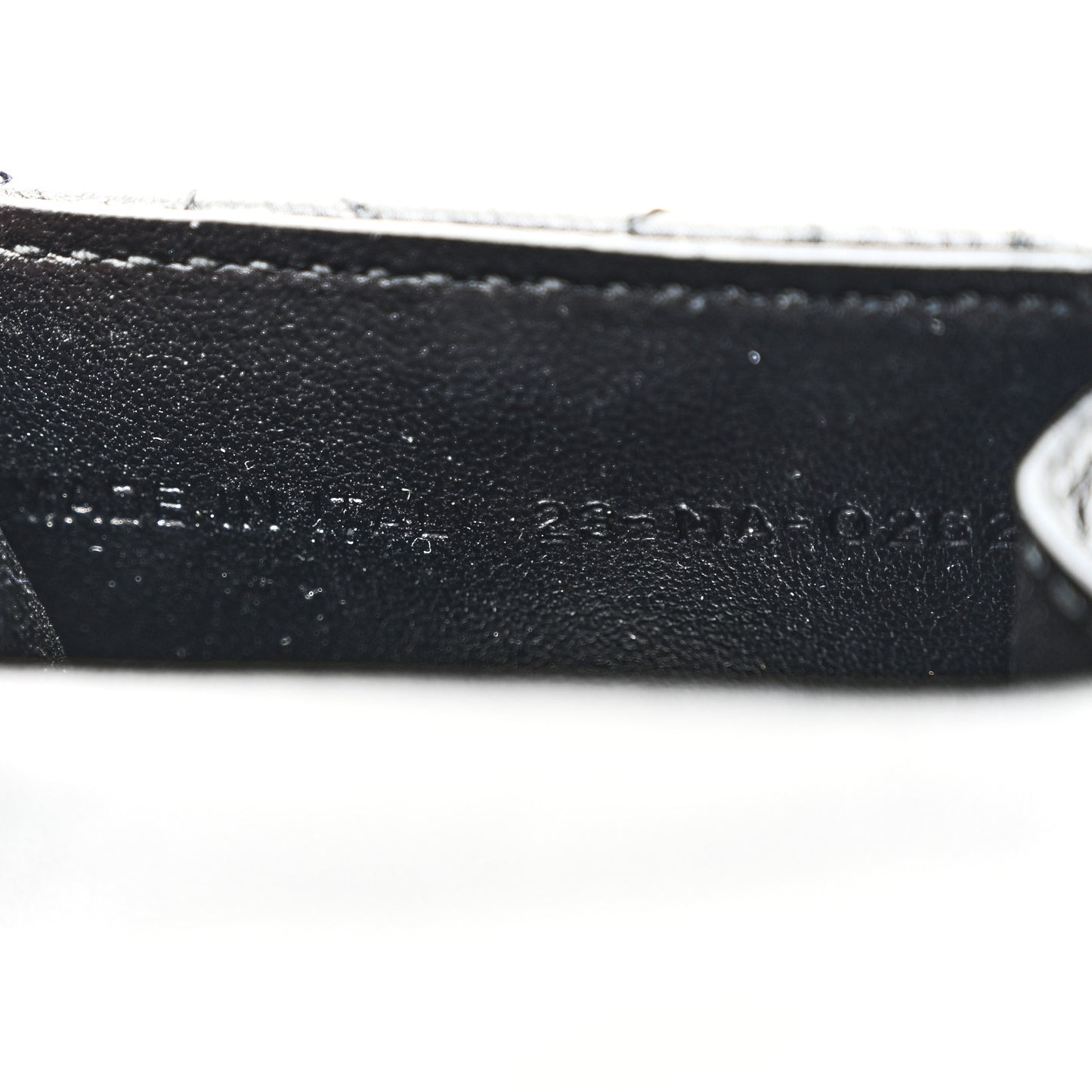 Supple Calfskin Cannage Caro Airpod Pro Case Belt 70 Black
