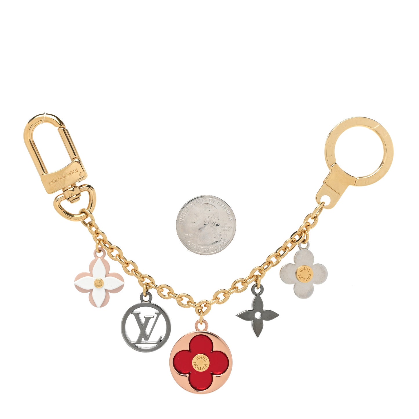 Preppy Flowers Bag Charm Chain Multicolor