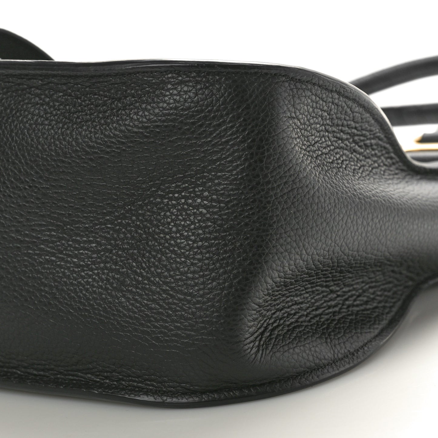 Calfskin Medium Marcie Satchel Black