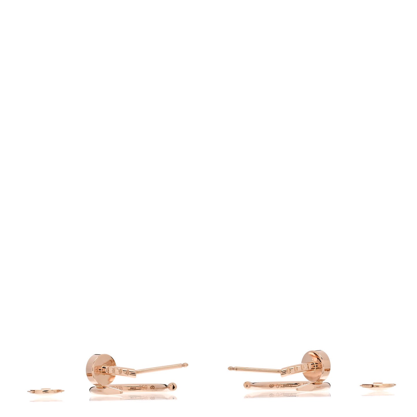18K Pink Gold Juste Un Clou Hoop Earrings