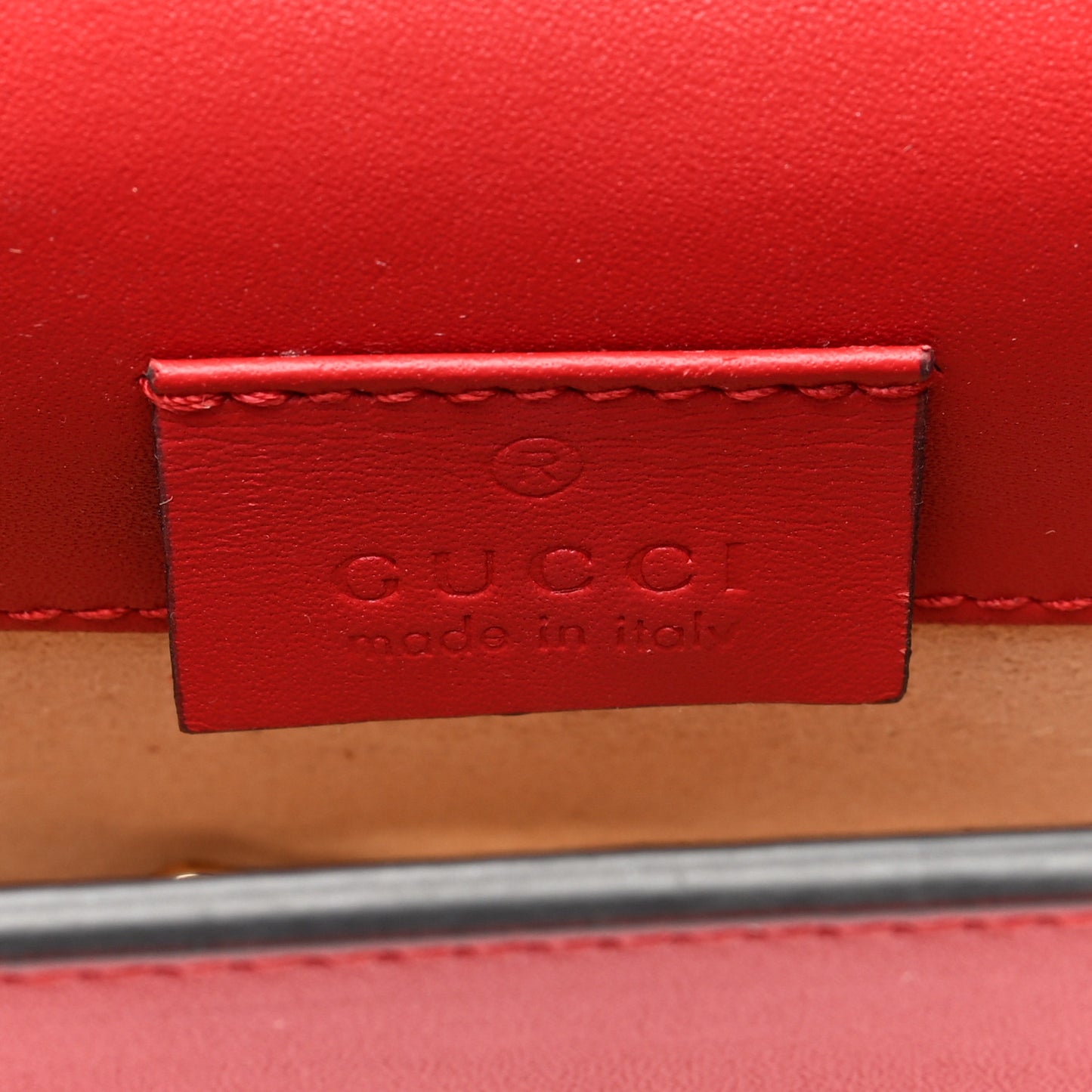 Calfskin Super Mini Sylvie Chain Shoulder Bag Hibiscus Red