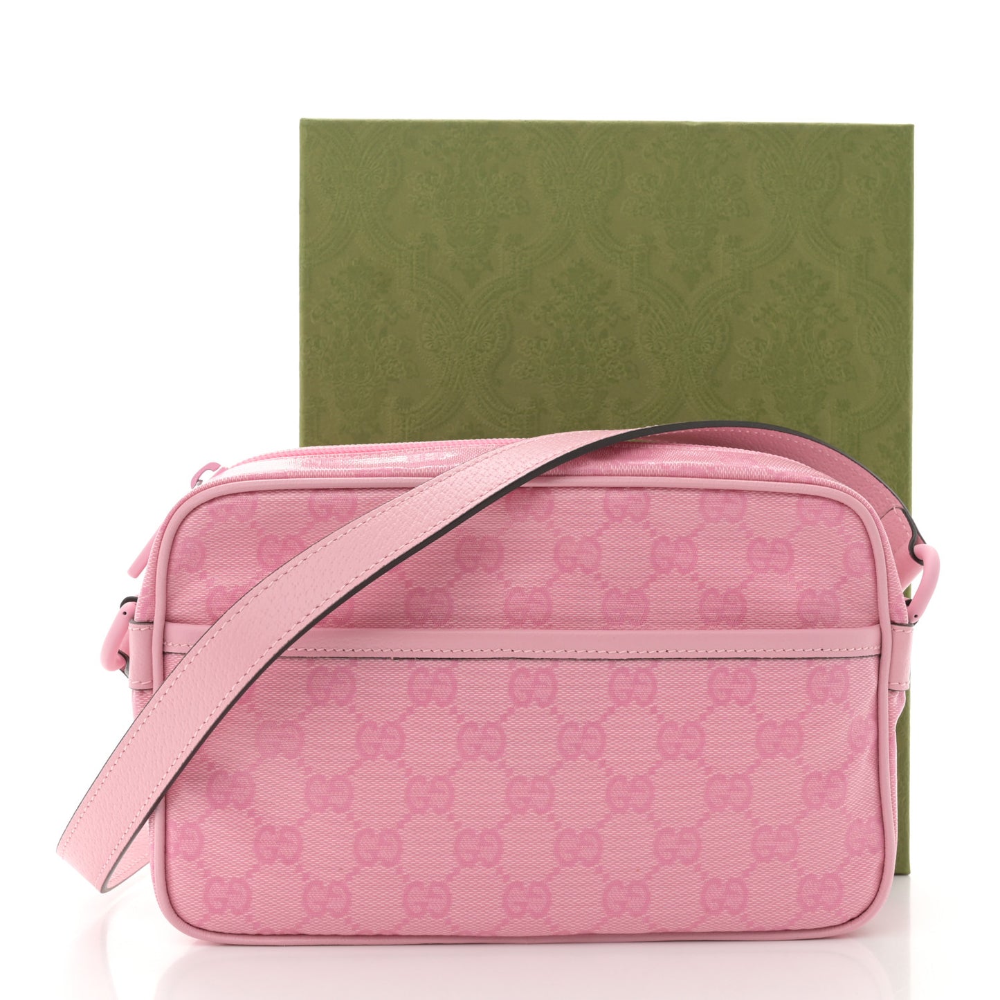 GG Crystal Monogram Mini Shoulder Bag Sugar Pink