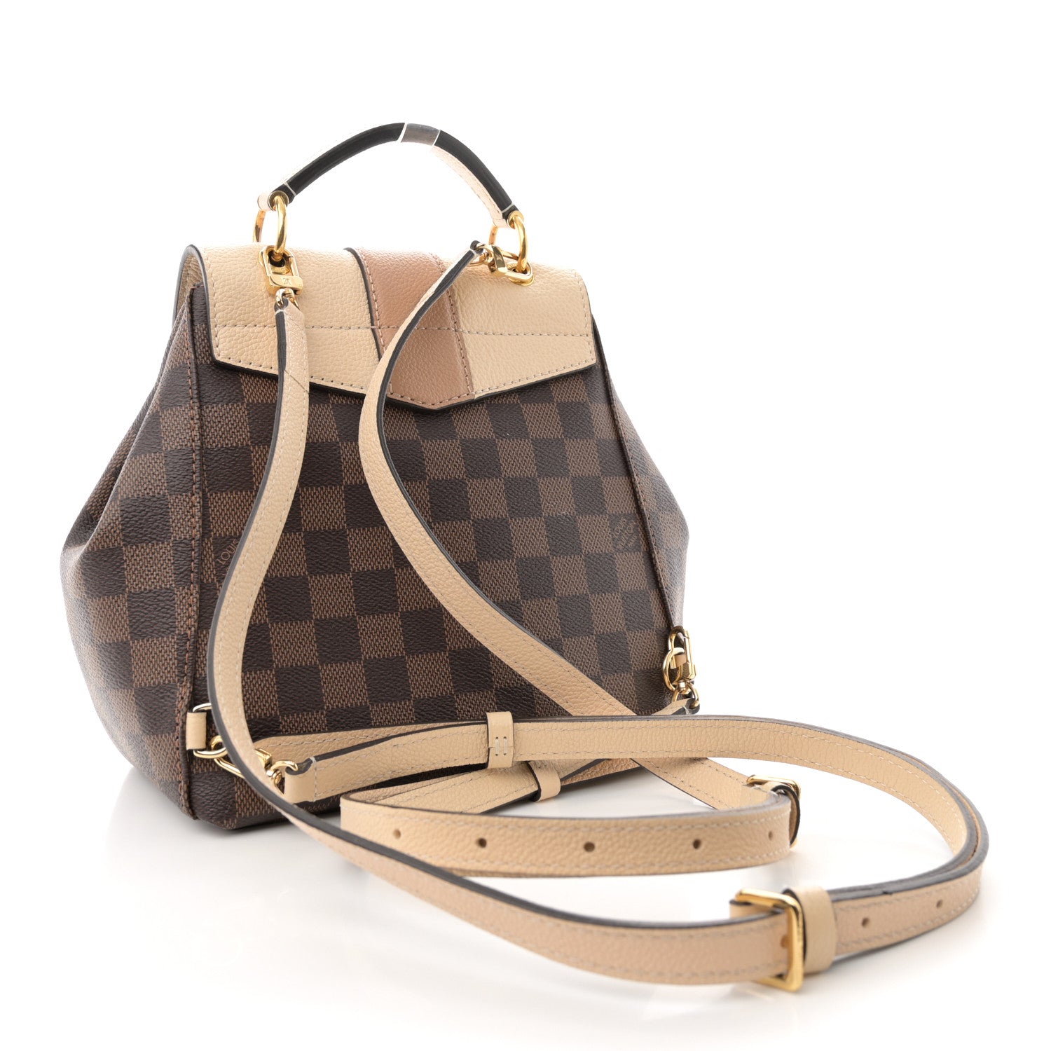 Louis Vuitton Damier Ebene Clapton Backpack Creme 3 of 13
