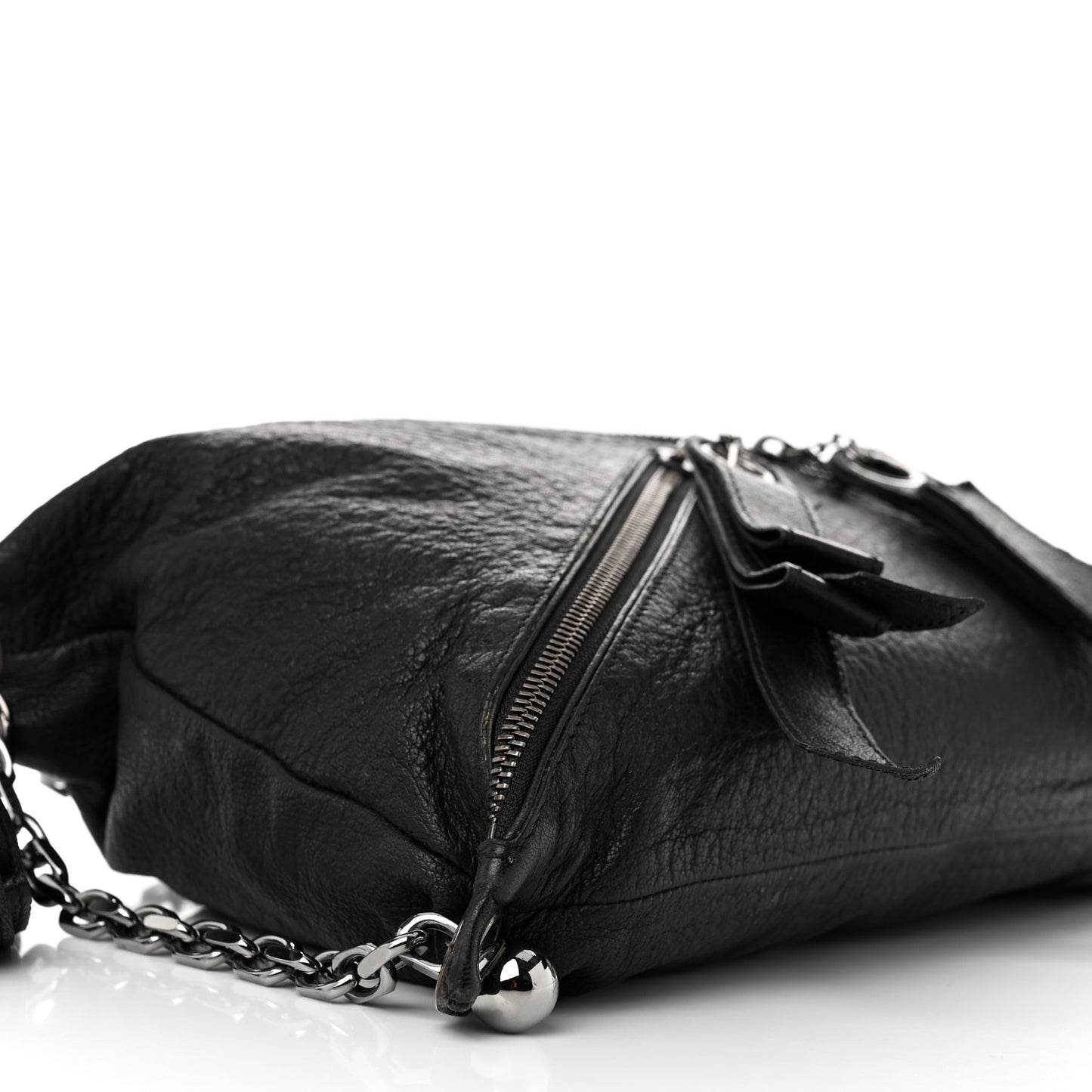 Nappa Okapi Medium Trophe Shoulder Bag Black