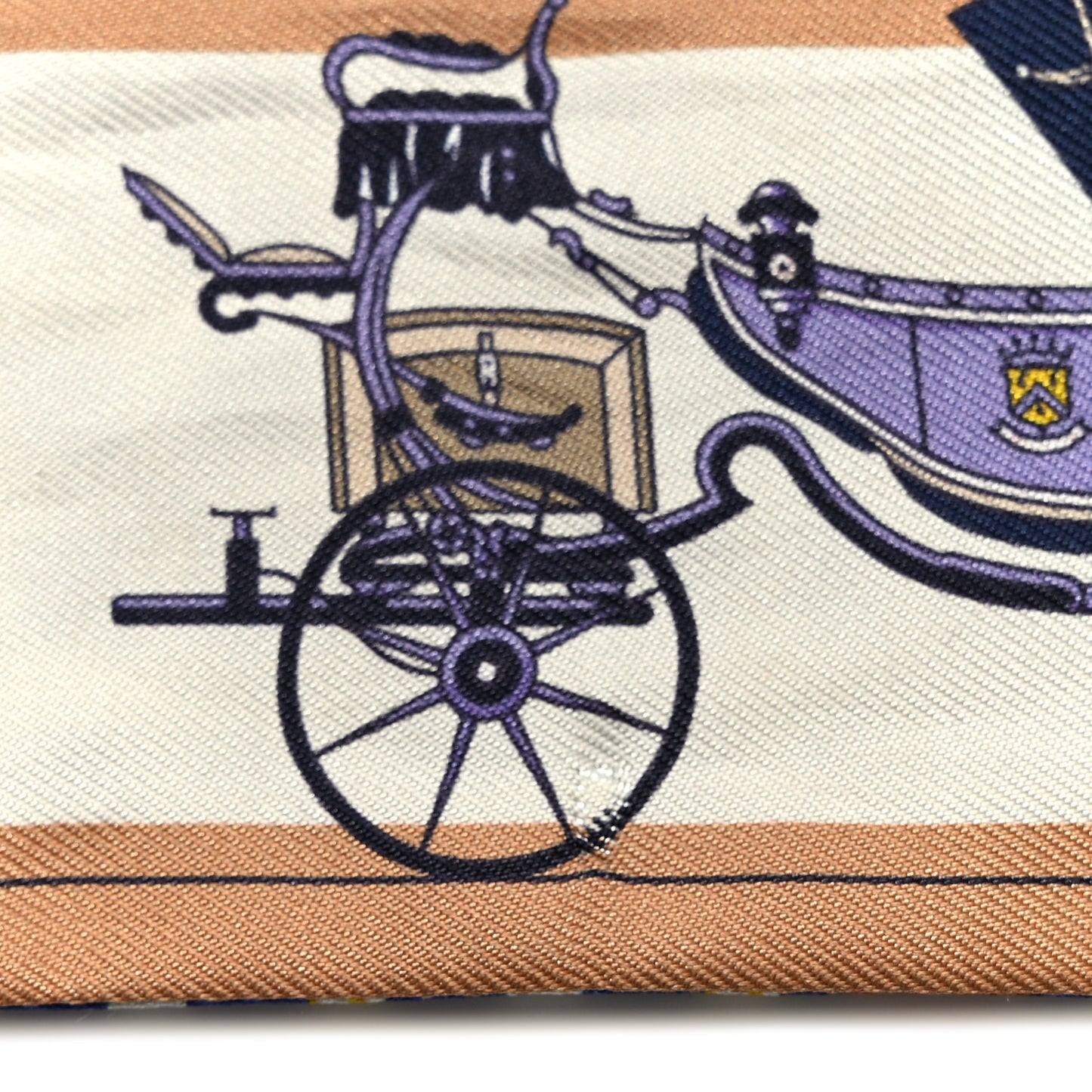 Silk Les Voitures Nouvelle Twilly Bleu Beige Rouge
